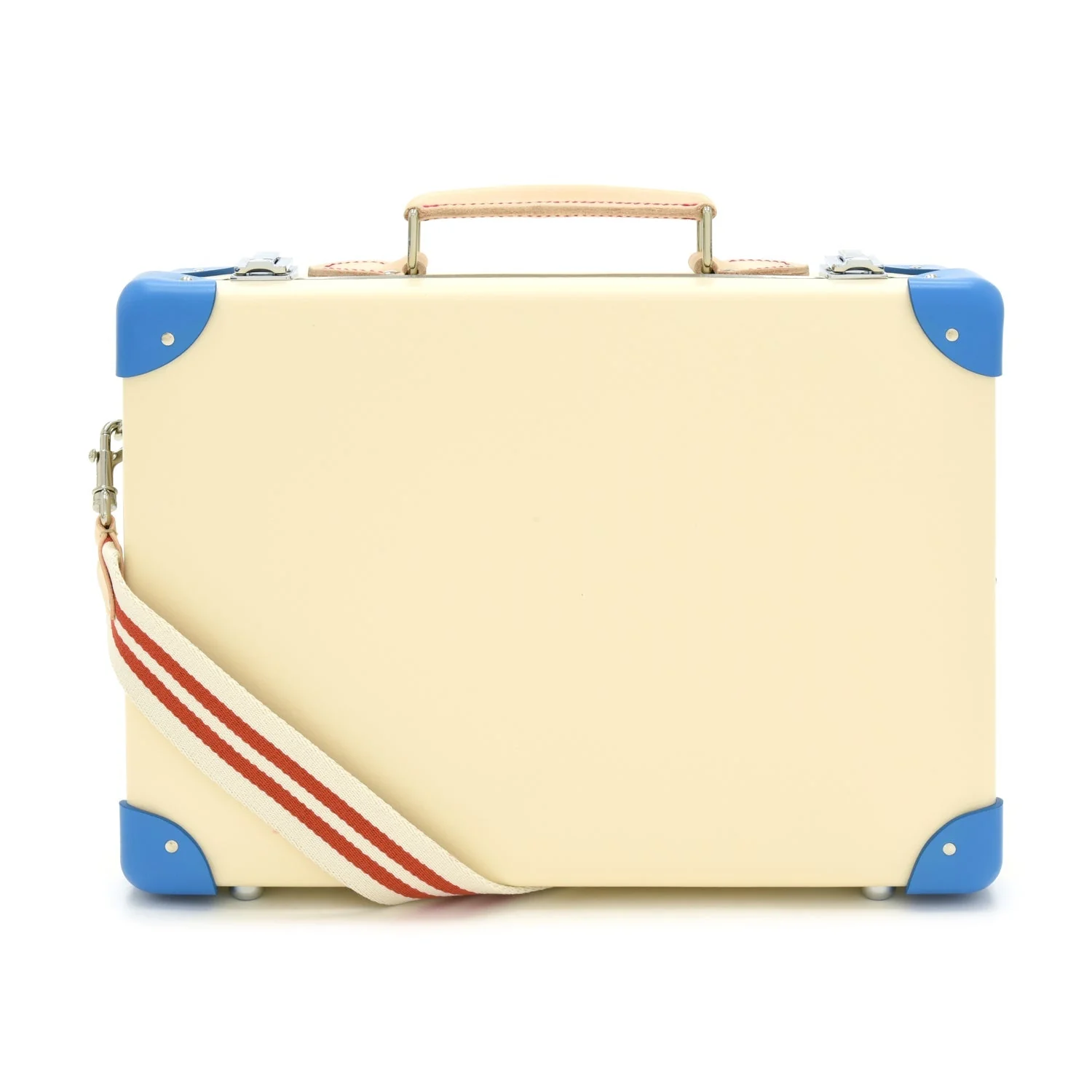 Albion · Small Attaché | Ivory/Dorset Blue/Chrome