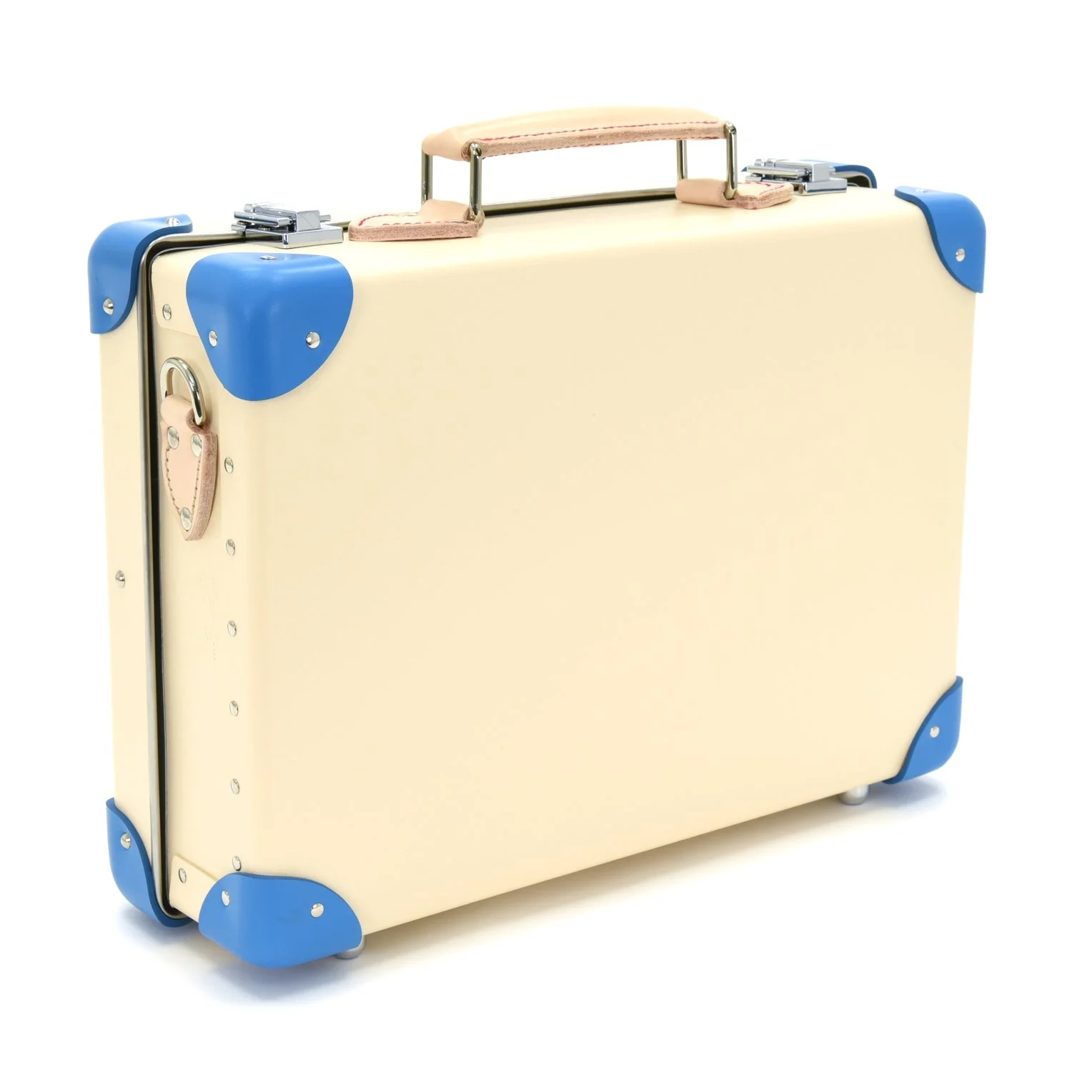 Albion · Small Attaché | Ivory/Dorset Blue/Chrome - Image 7