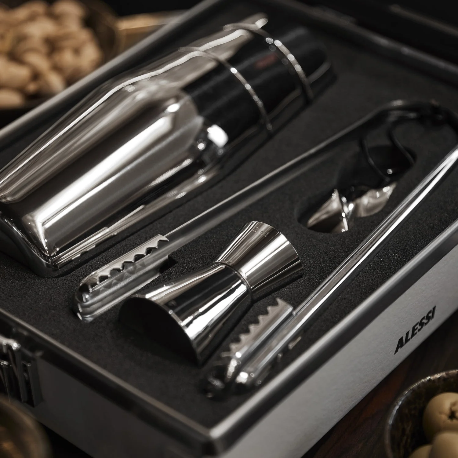 Alessi · Cocktail Set | Grey/Red/Chrome - Image 4