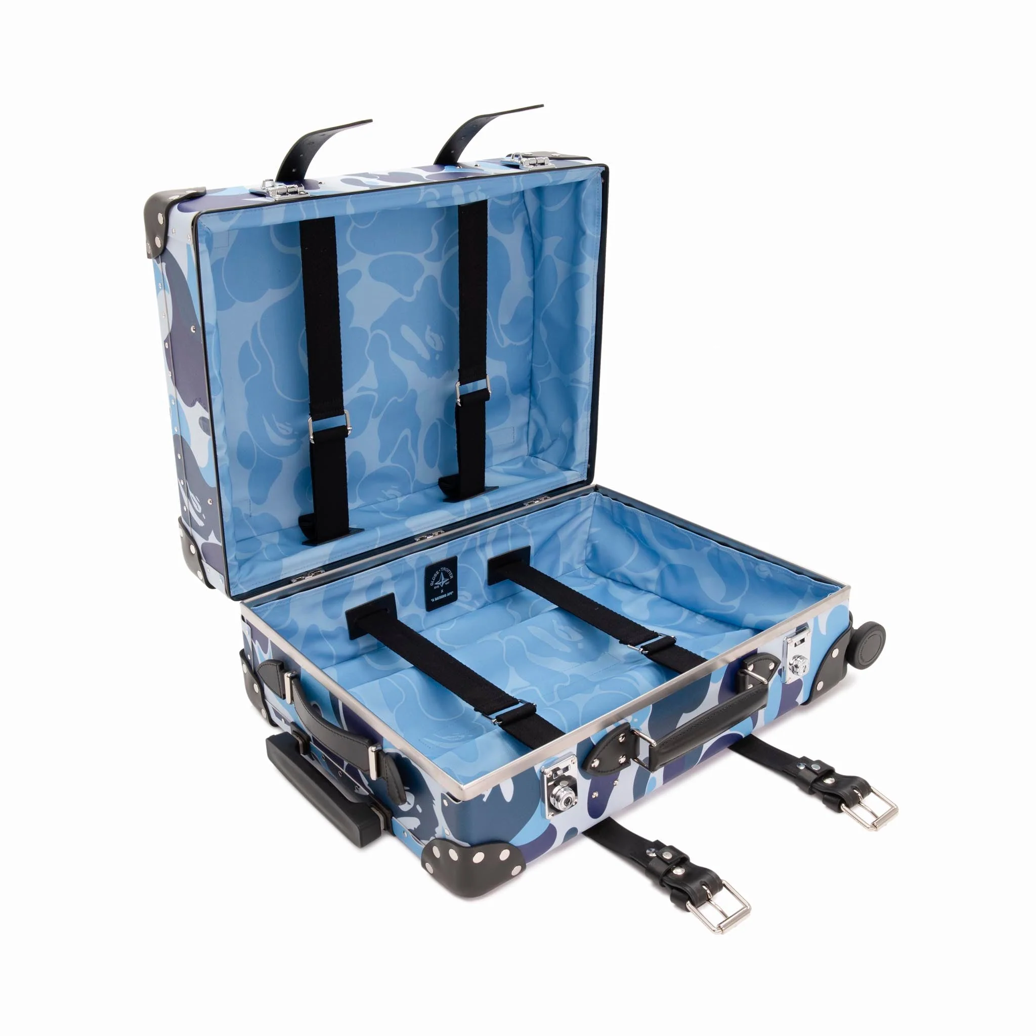 Bape · Carry-On - 4 Wheels | Blue/Black/Chrome - Image 8