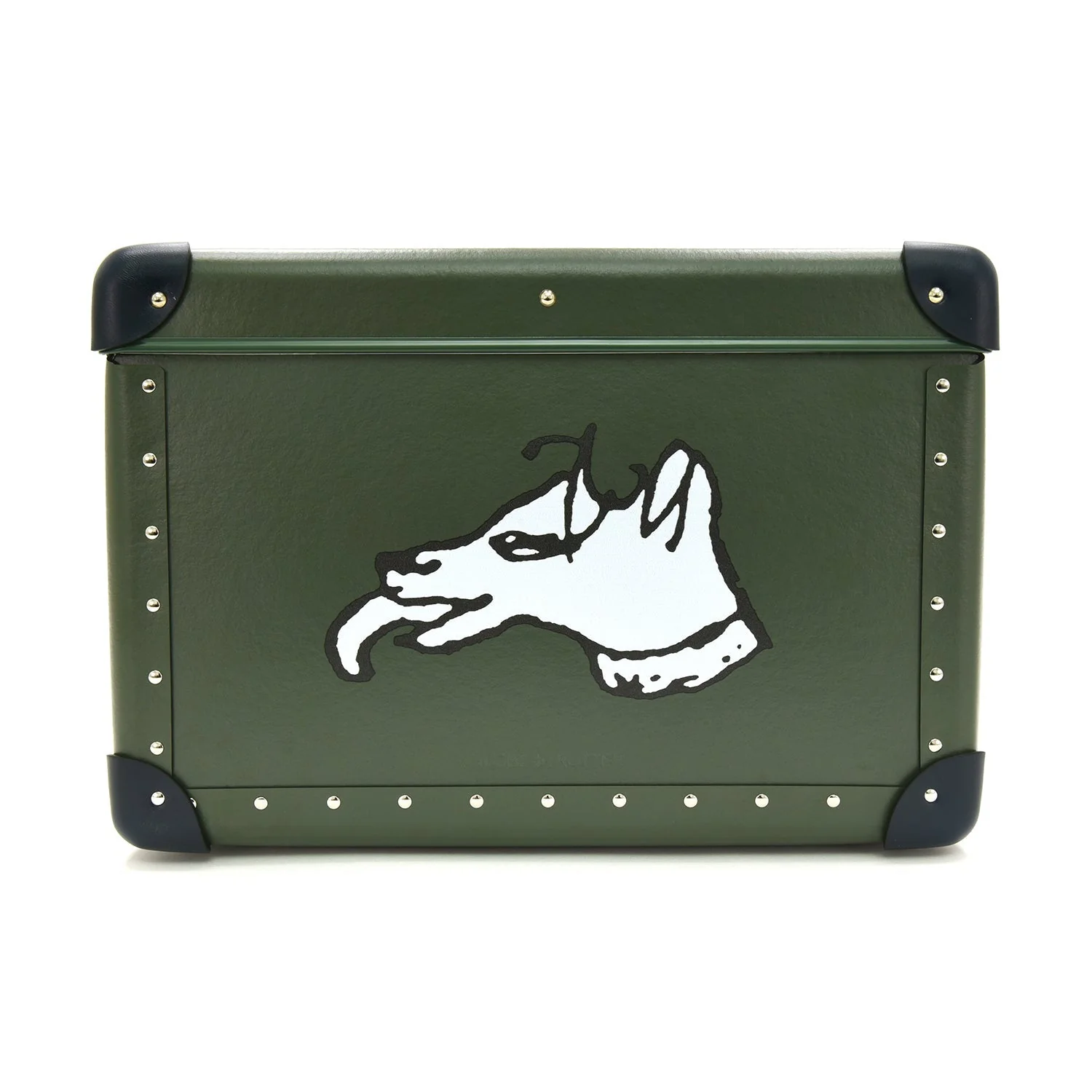 Bella Freud · Large Storage Box | Green/Navy/Chrome - Image 12