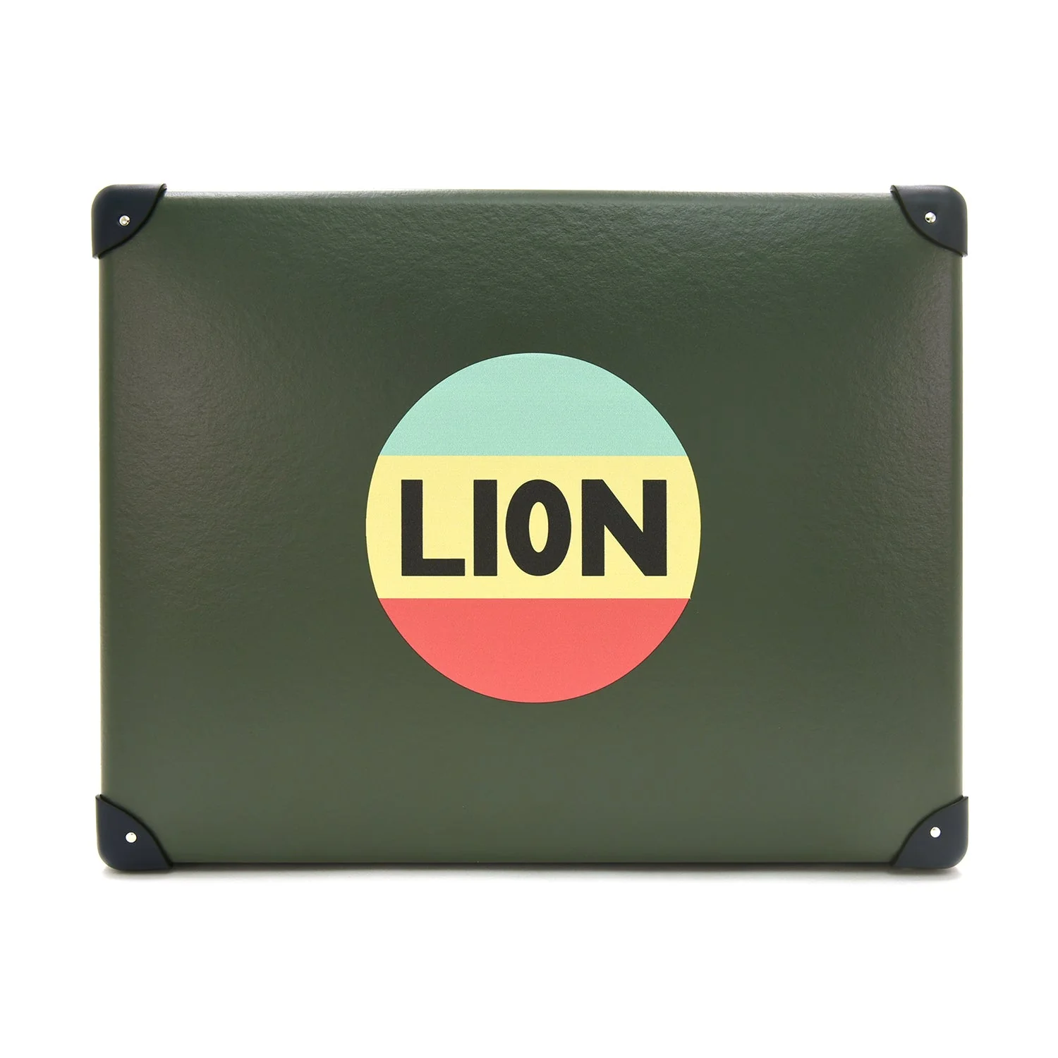 Bella Freud · Large Storage Box | Green/Navy/Chrome - Image 8