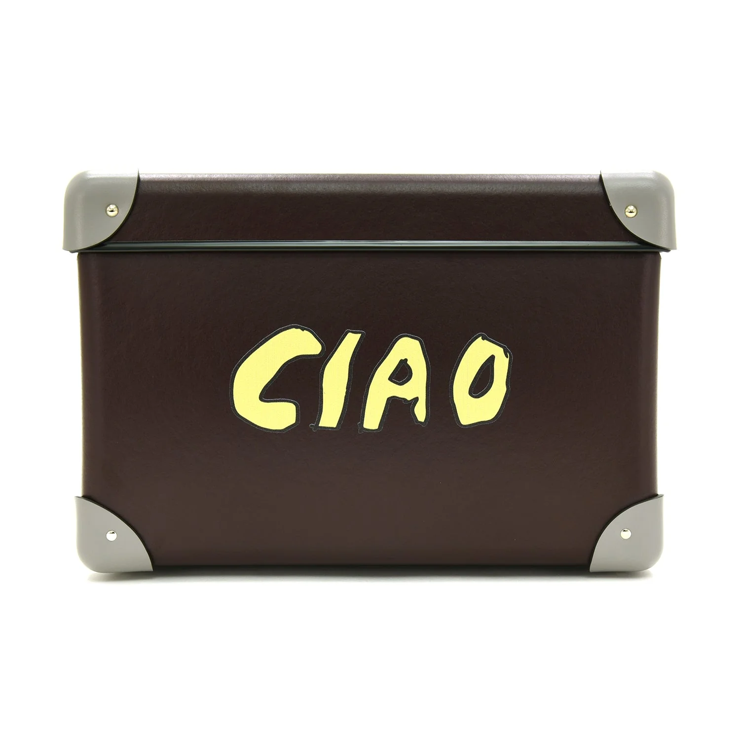 Bella Freud · Medium Storage Box | Oxblood/Steel/Chrome - Image 8