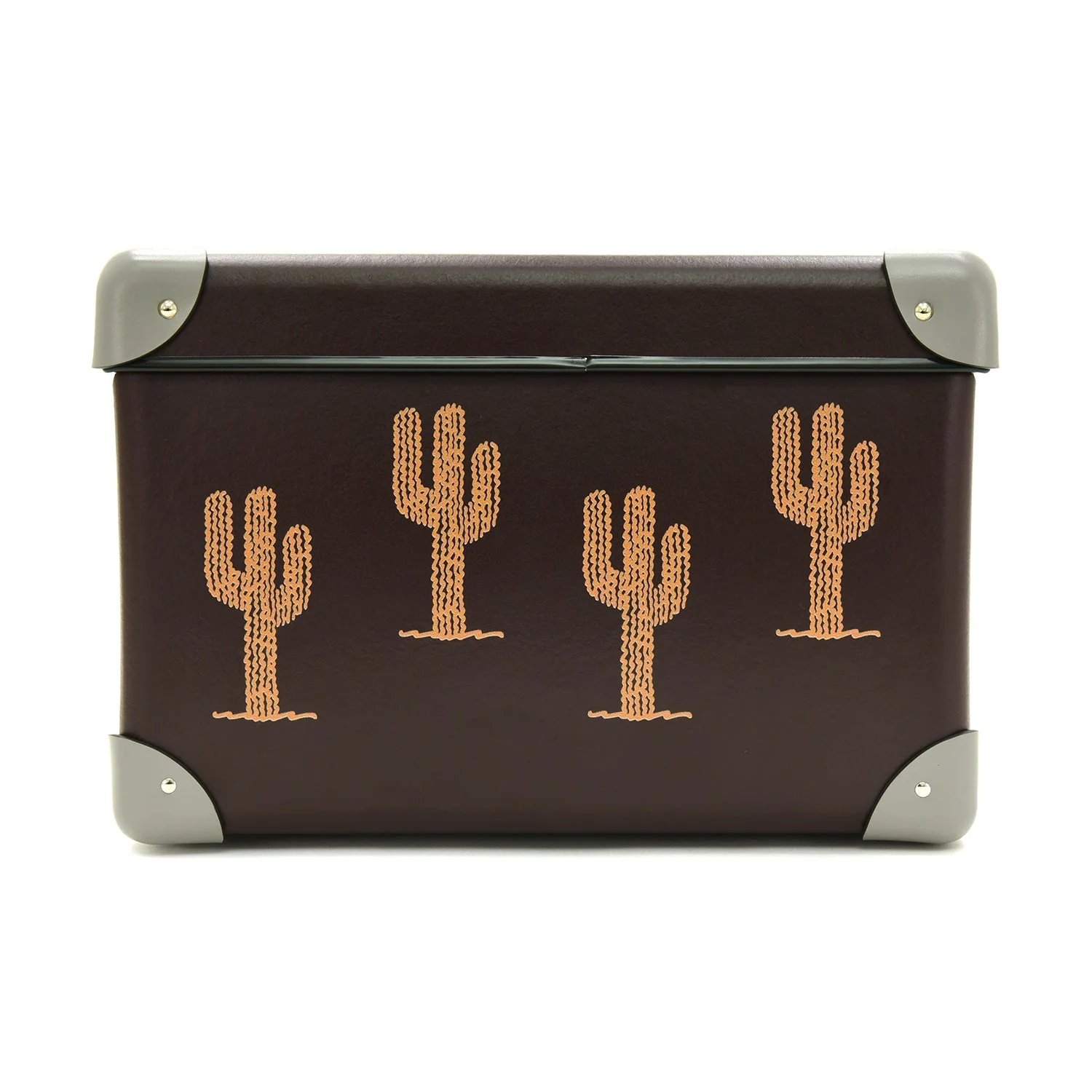 Bella Freud · Medium Storage Box | Oxblood/Steel/Chrome - Image 9