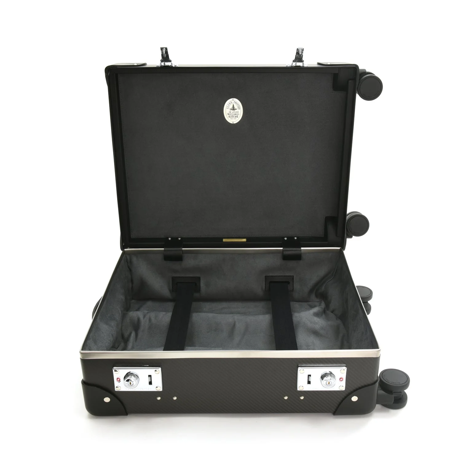 Carbon Fibre · Carry-On - 4 Wheels | Carbon Twill/Black/Chrome - Image 8