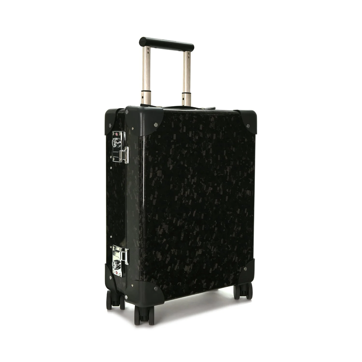 Carbon Fibre · Carry-On - 4 Wheels | Forged Carbon/Graphite/Chrome - Image 3