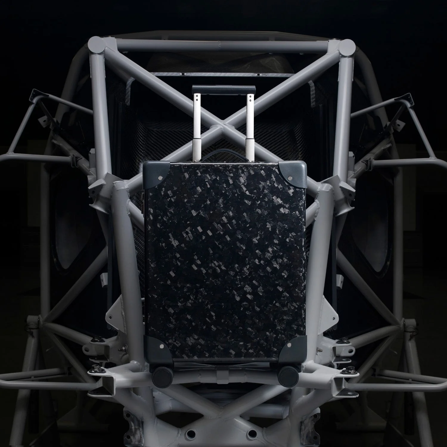 Carbon Fibre · Carry-On - 4 Wheels | Forged Carbon/Graphite/Chrome - Image 5
