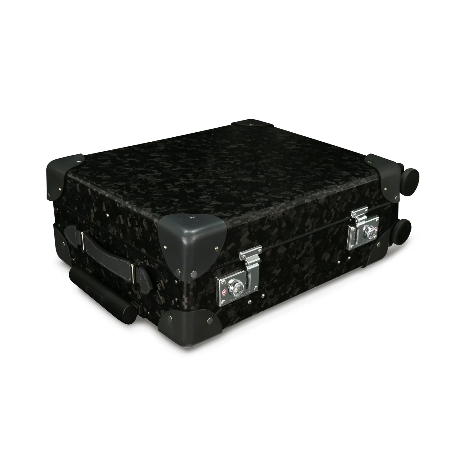 Carbon Fibre · Carry-On - 4 Wheels | Forged Carbon/Graphite/Chrome - Image 7