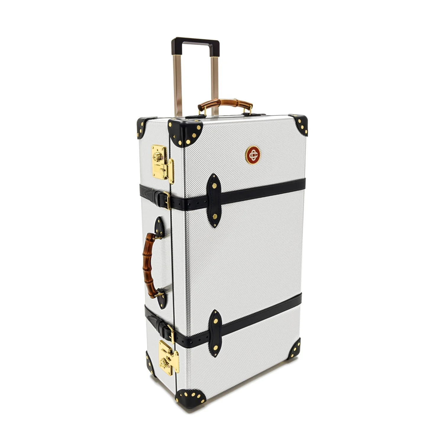 Casablanca · Large Check-In - 2 Wheels | Aluminium/Navy/Gold - Image 3