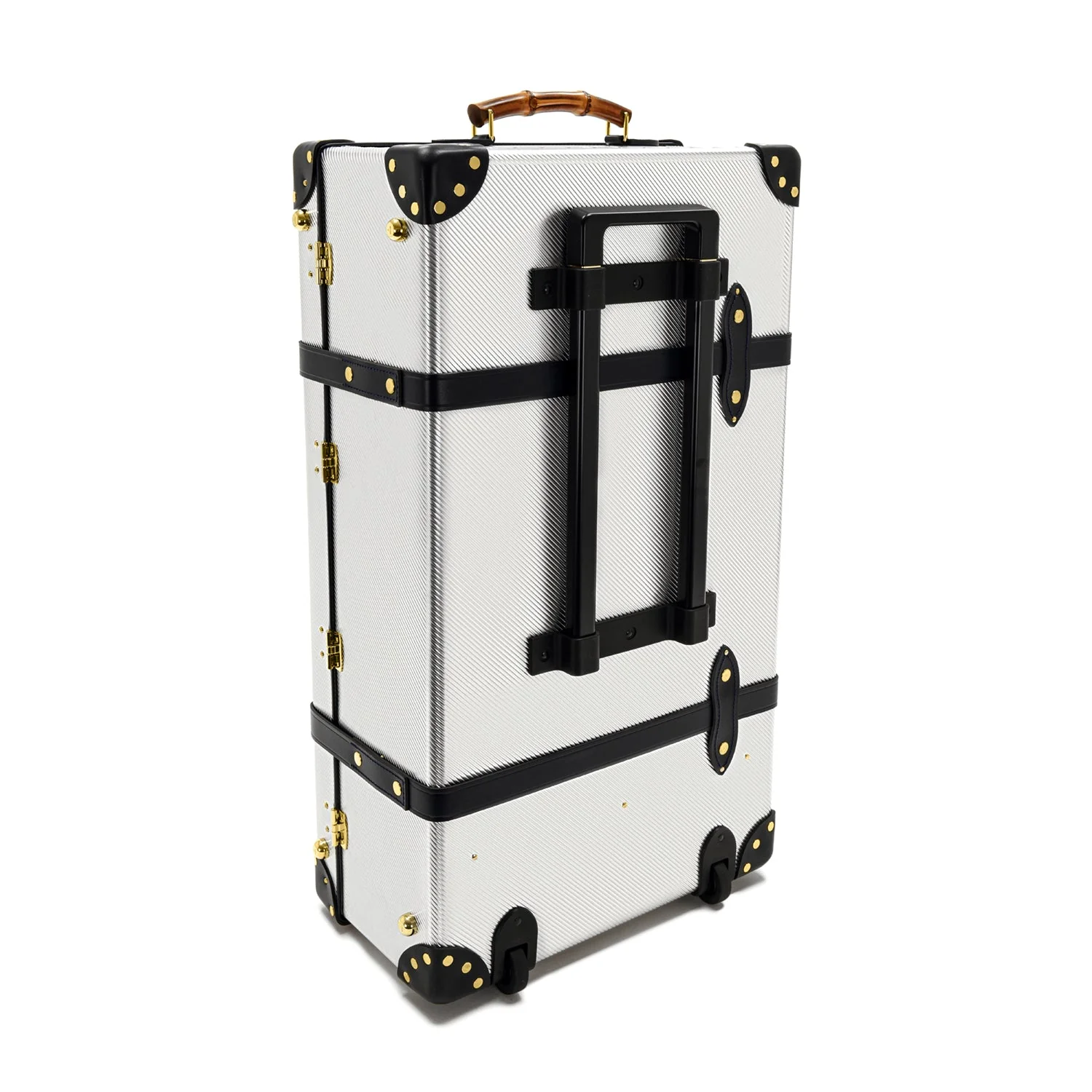 Casablanca · Large Check-In - 2 Wheels | Aluminium/Navy/Gold - Image 4