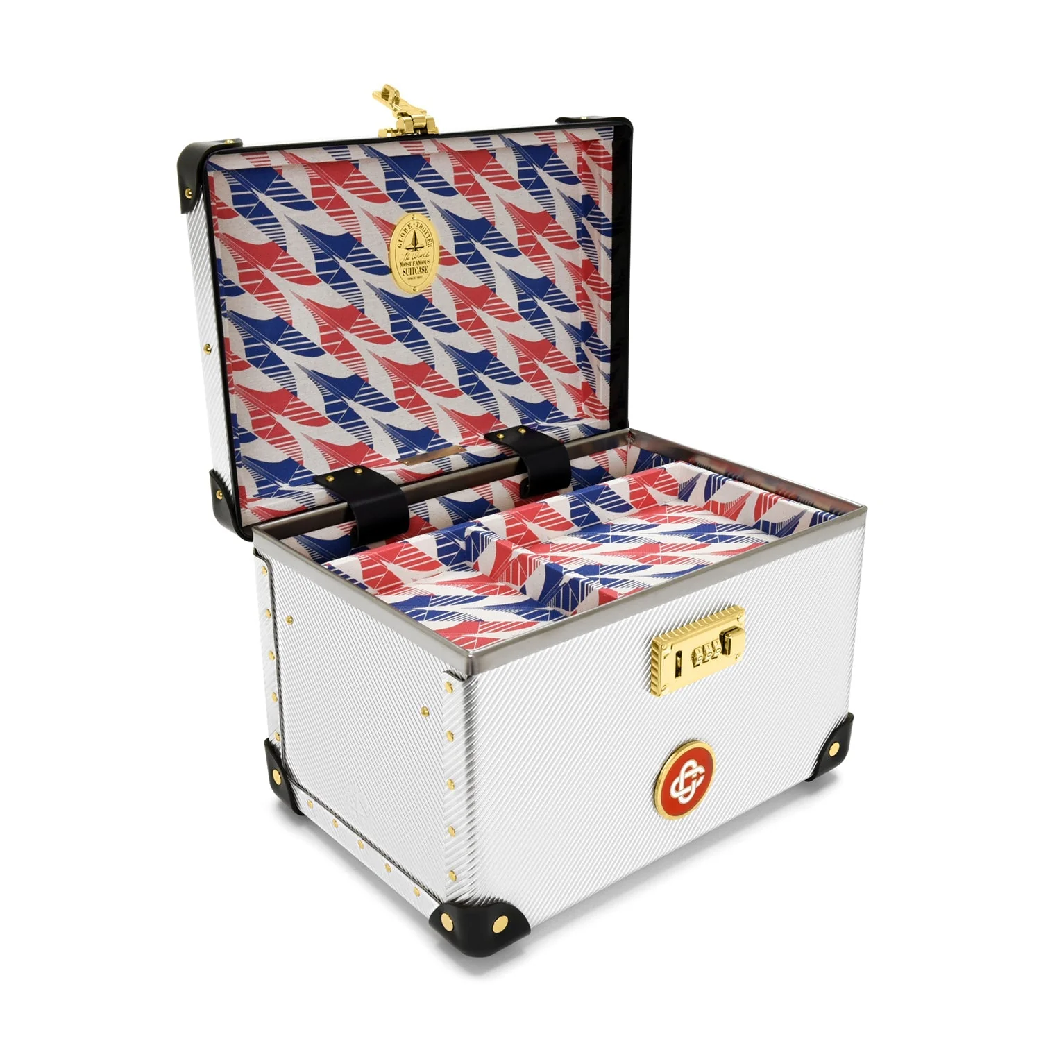 Casablanca · Vanity Case | Aluminium/Navy/Gold - Image 3