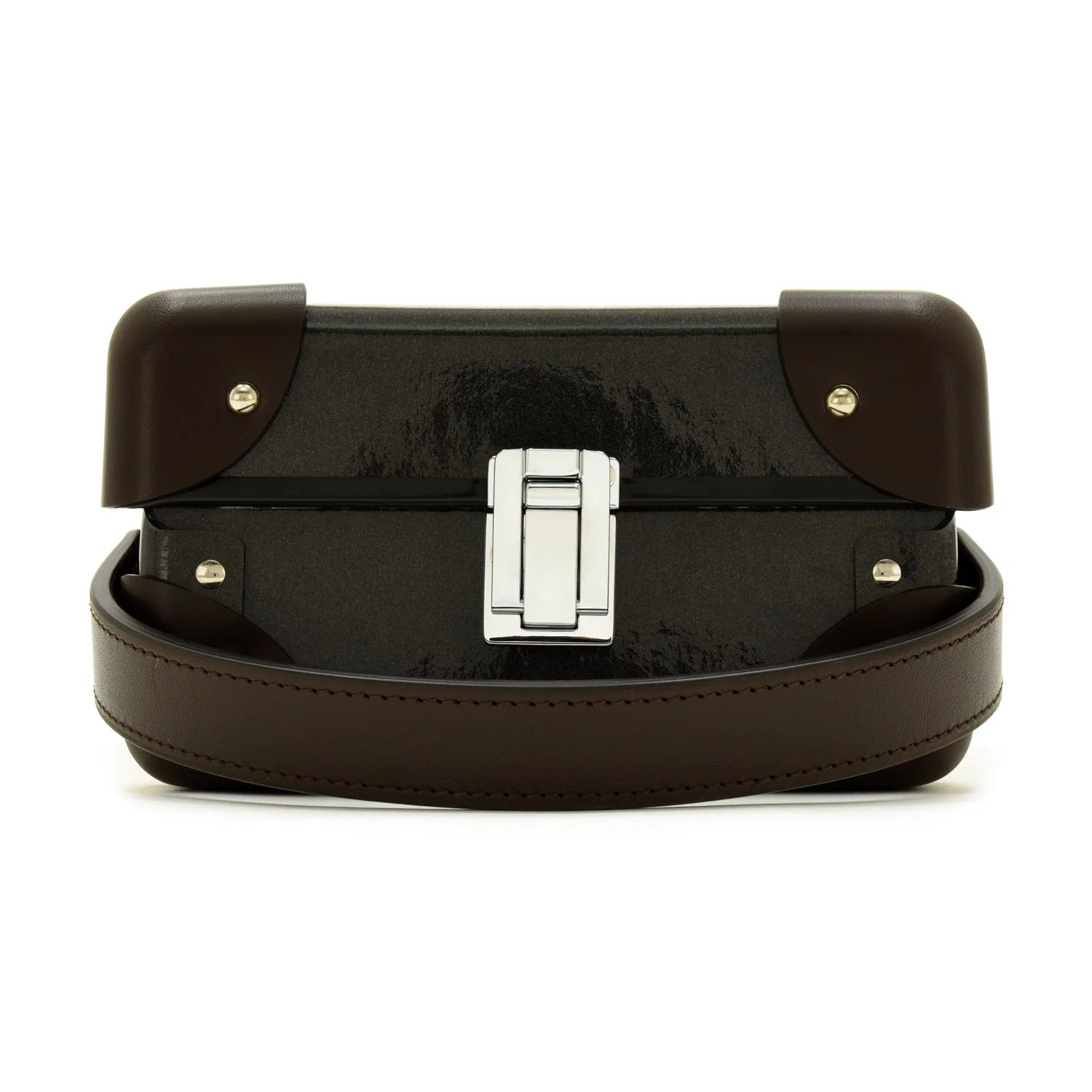 Caviar · 3-Slot Watch Case | Caviar/Chocolate/Chrome - Image 6