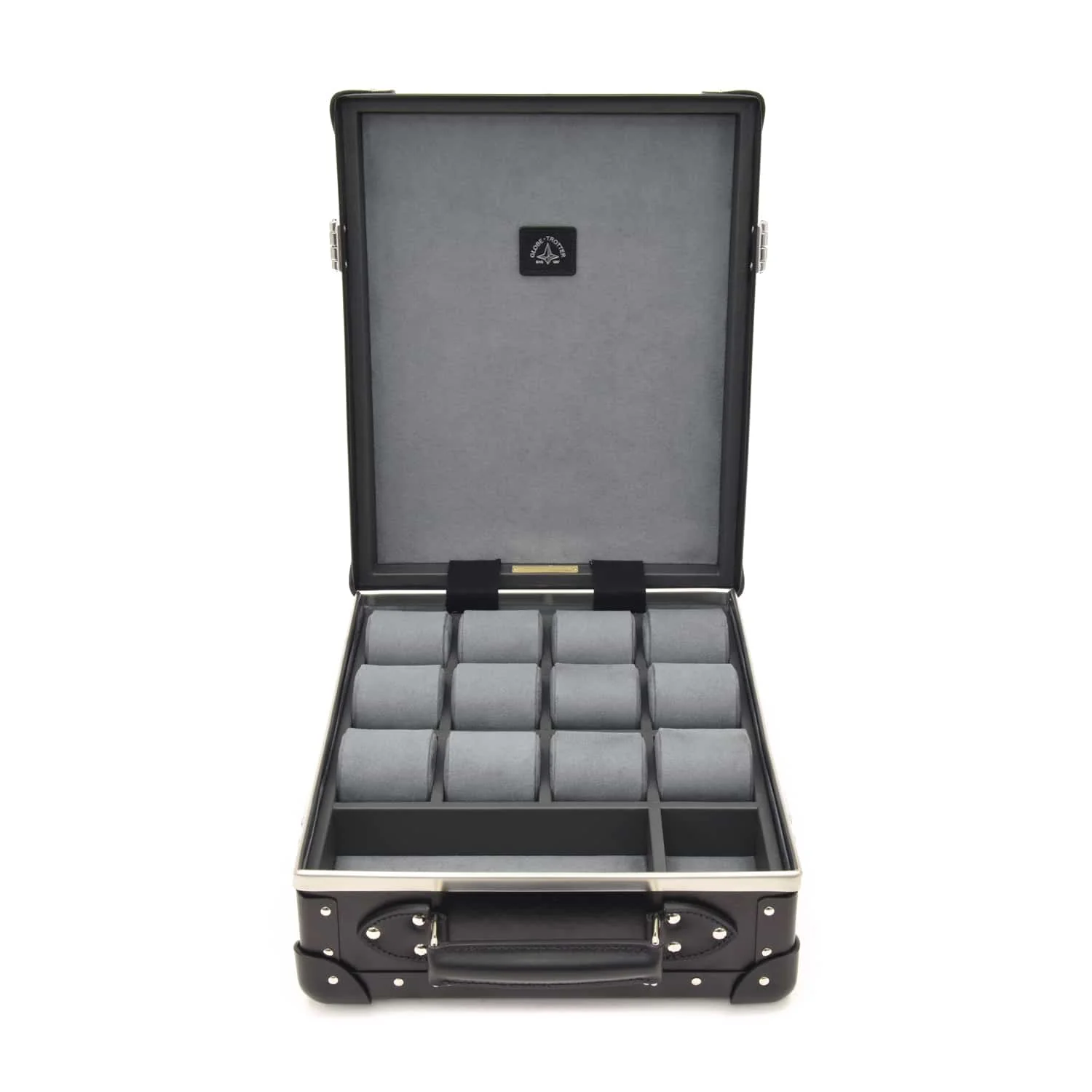Centenary · 12-Slot Watch Case | Black/Black/Chrome - Image 3