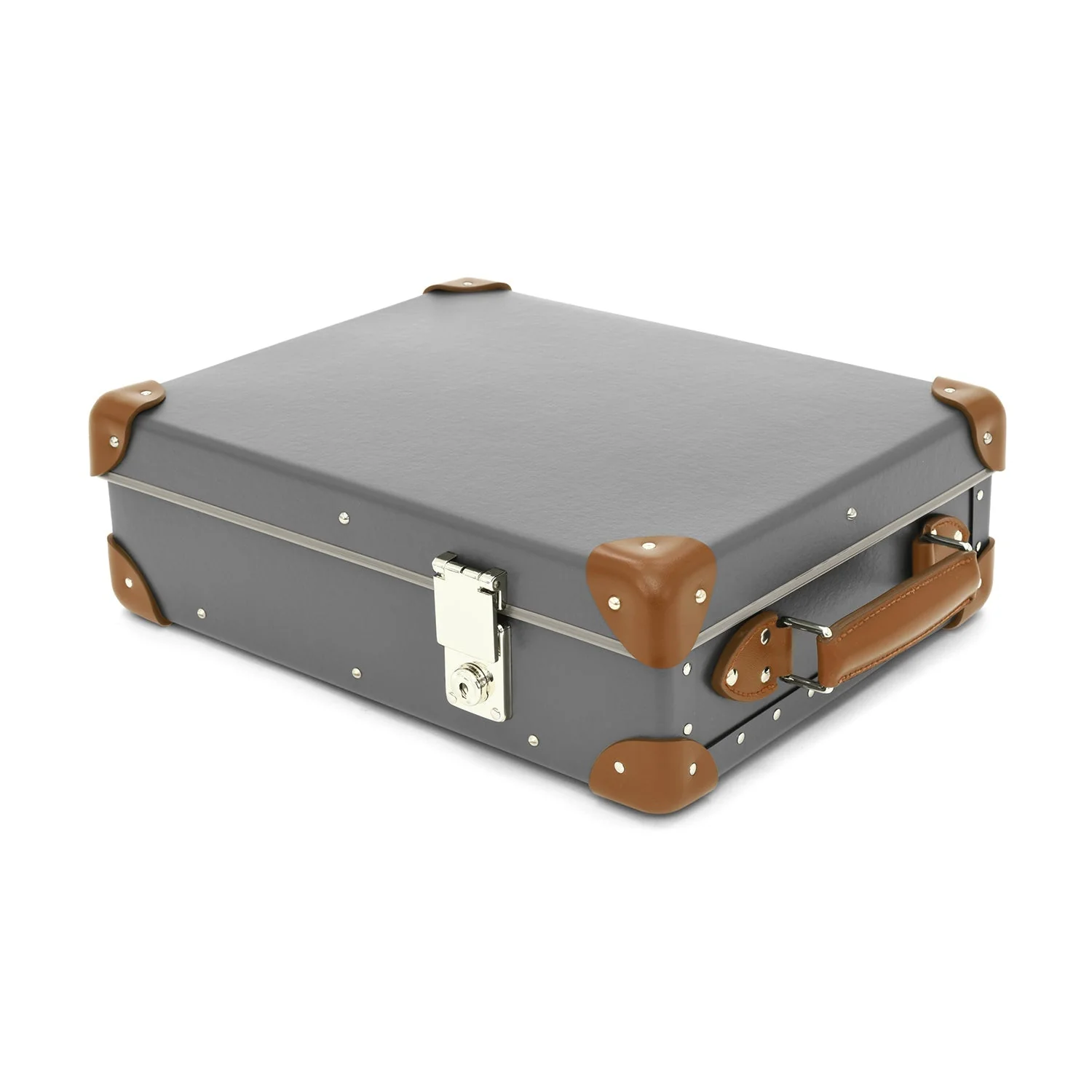 Centenary · 12-Slot Watch Case | Grey/Caramel/Chrome - Image 7