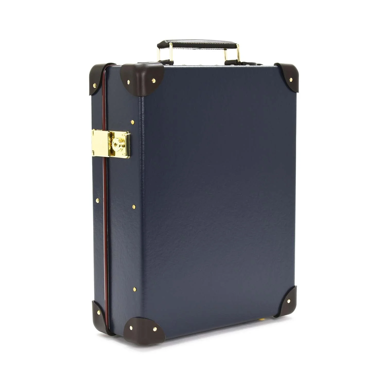 Centenary · 12-Slot Watch Case | Navy/Chocolate/Gold - Image 6