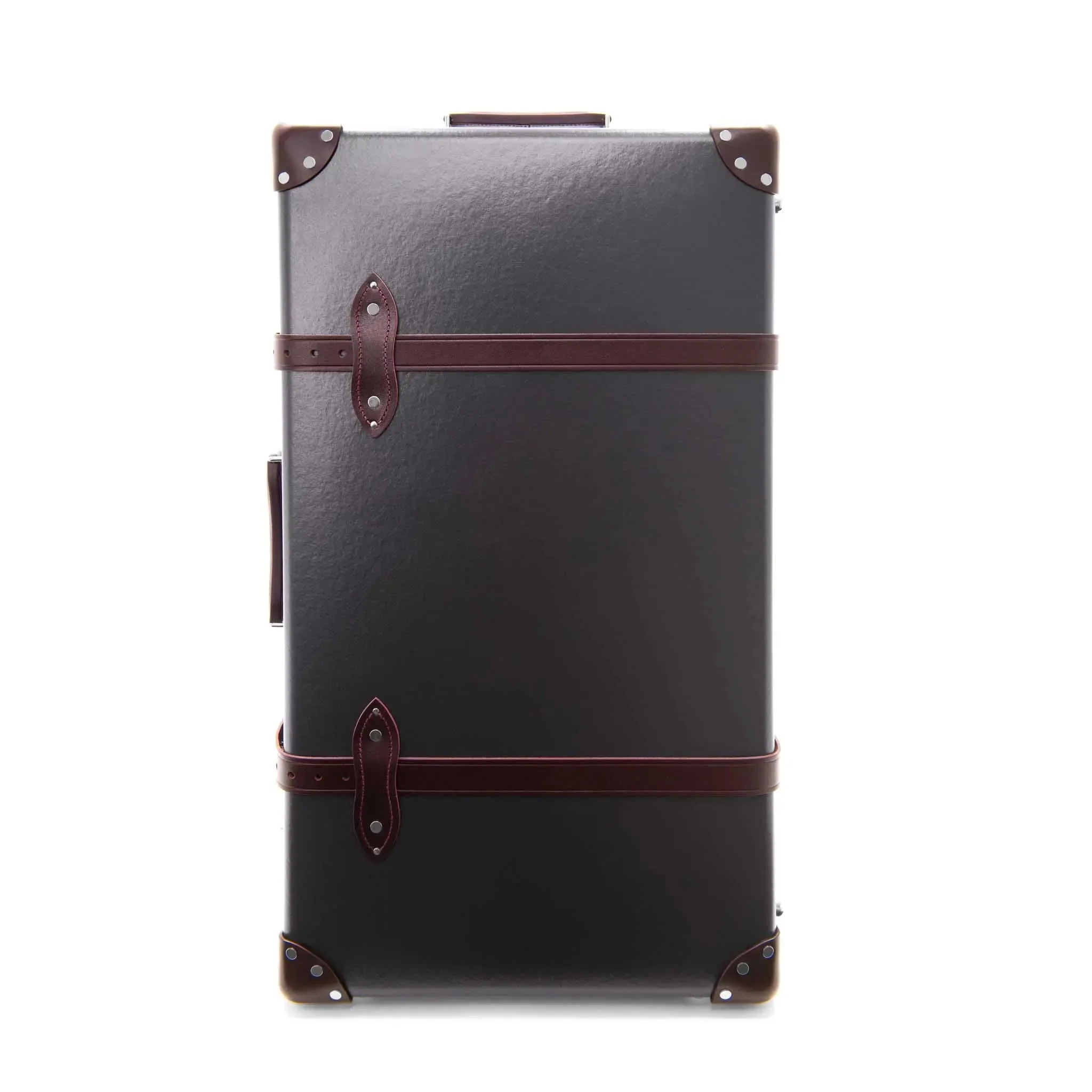Centenary · Large Check-In - 2 Wheels | Brown/Burgundy/Chrome