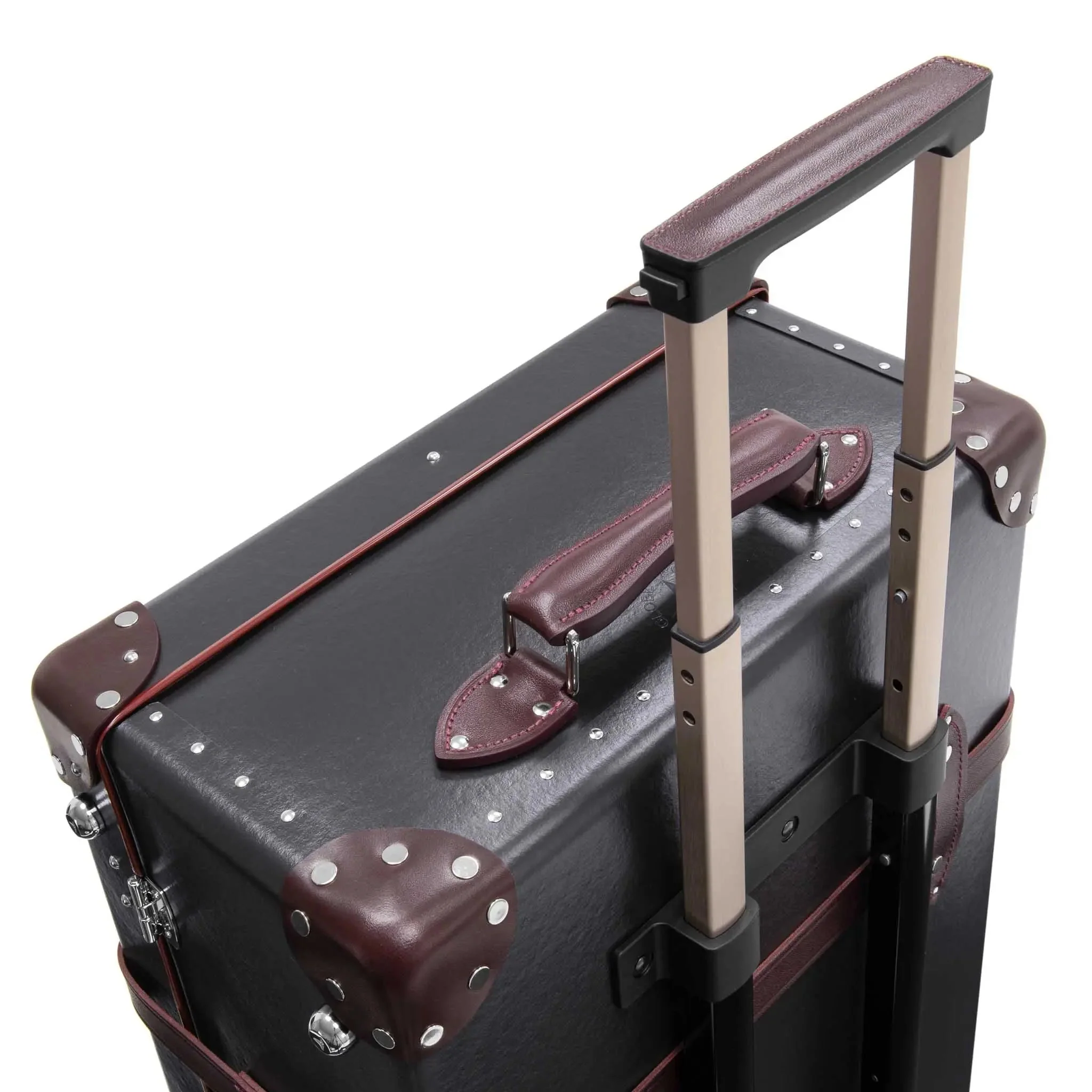 Centenary · Large Check-In - 2 Wheels | Brown/Burgundy/Chrome - Image 6