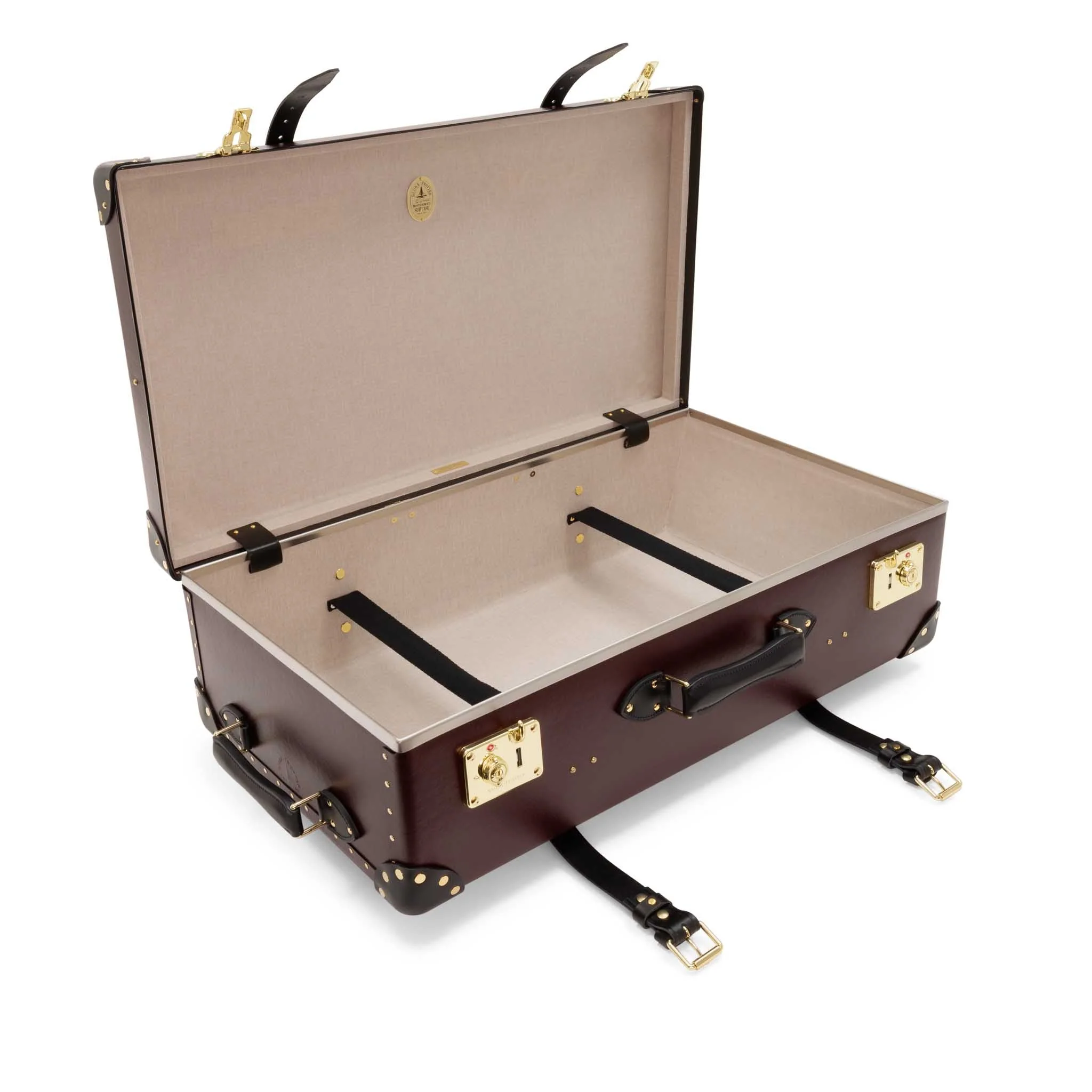 Centenary · Large Suitcase | Oxblood/Black/Gold - Image 3