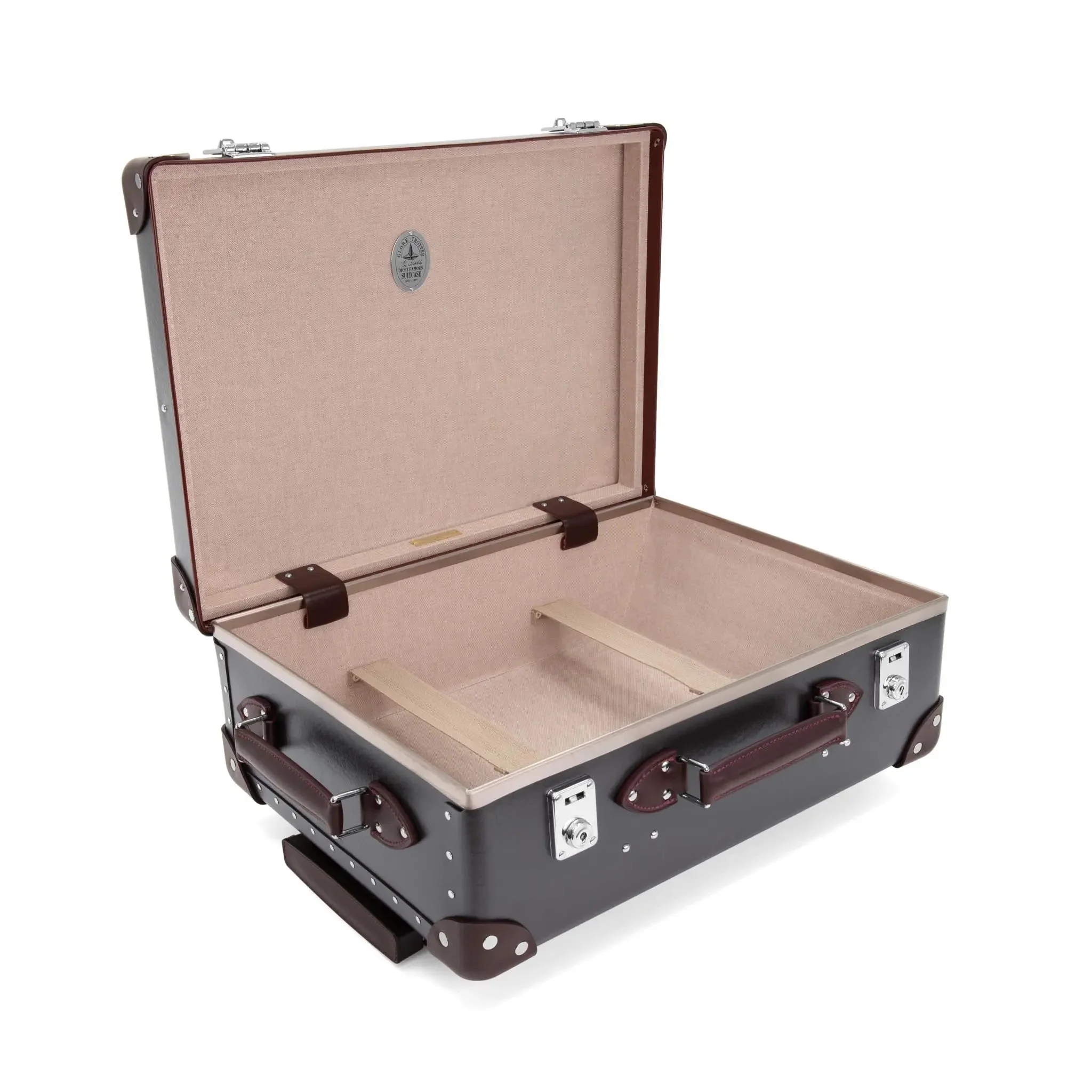 Centenary · Small Carry-On - 2 Wheels | Brown/Burgundy/Chrome - Image 8