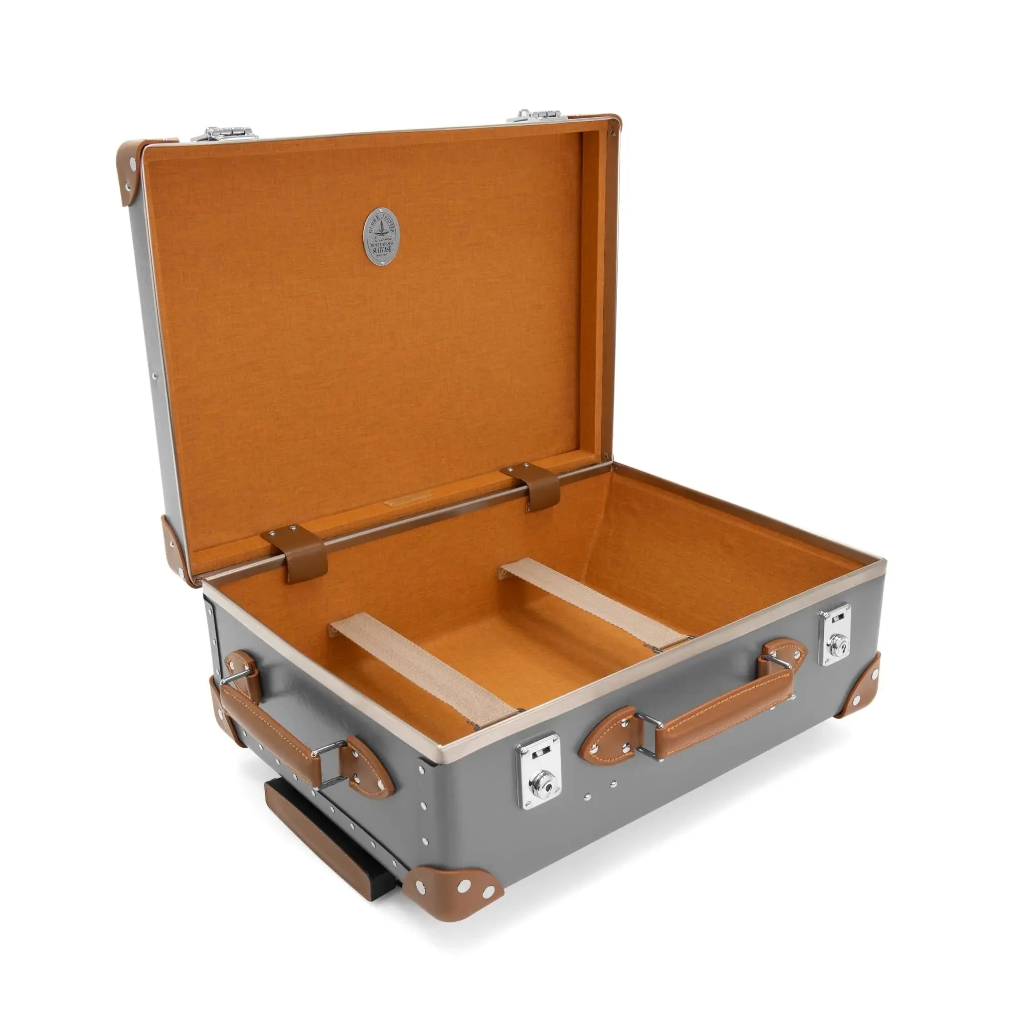 Centenary · Small Carry-On - 2 Wheels | Grey/Caramel/Chrome - Image 8