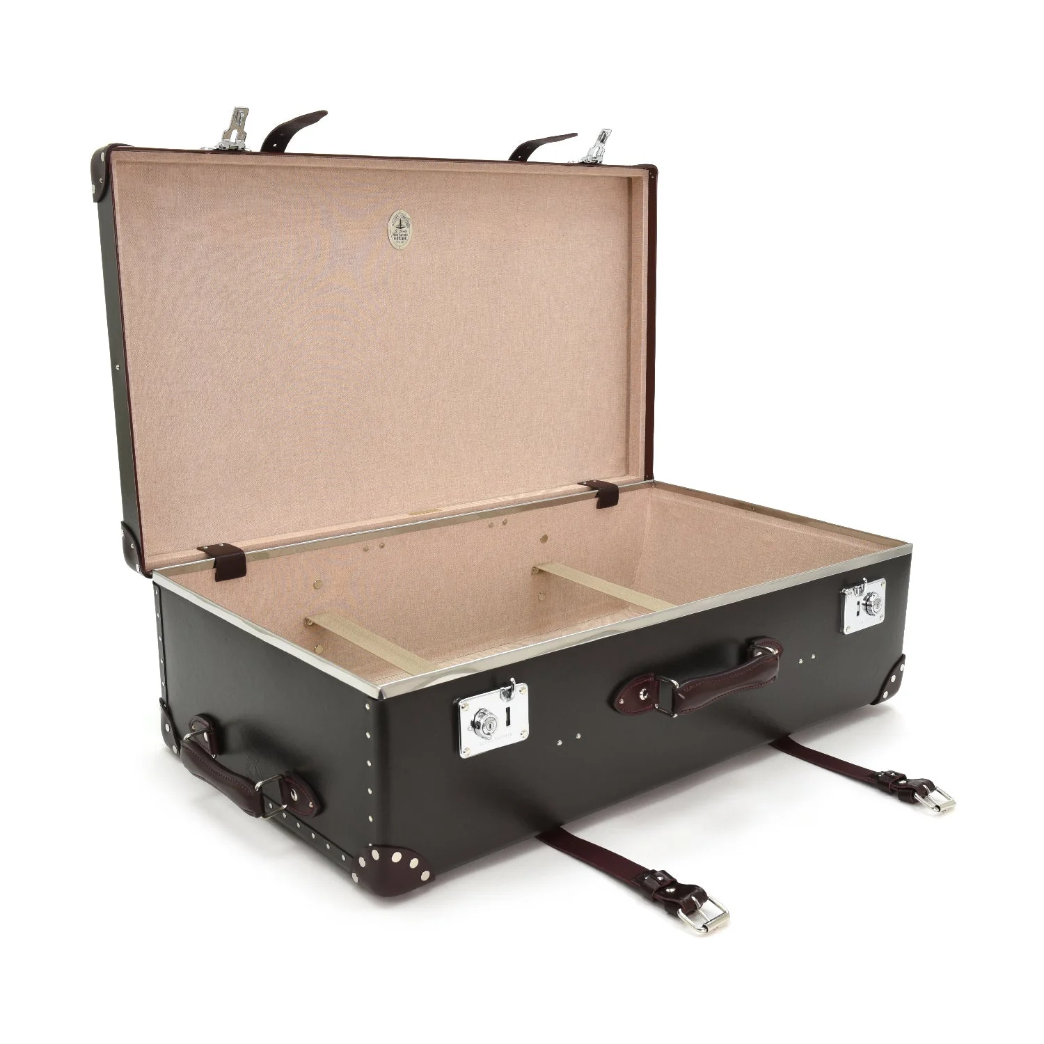 Centenary · XL Suitcase - 2 Wheels | Brown/Burgundy/Chrome - Image 5