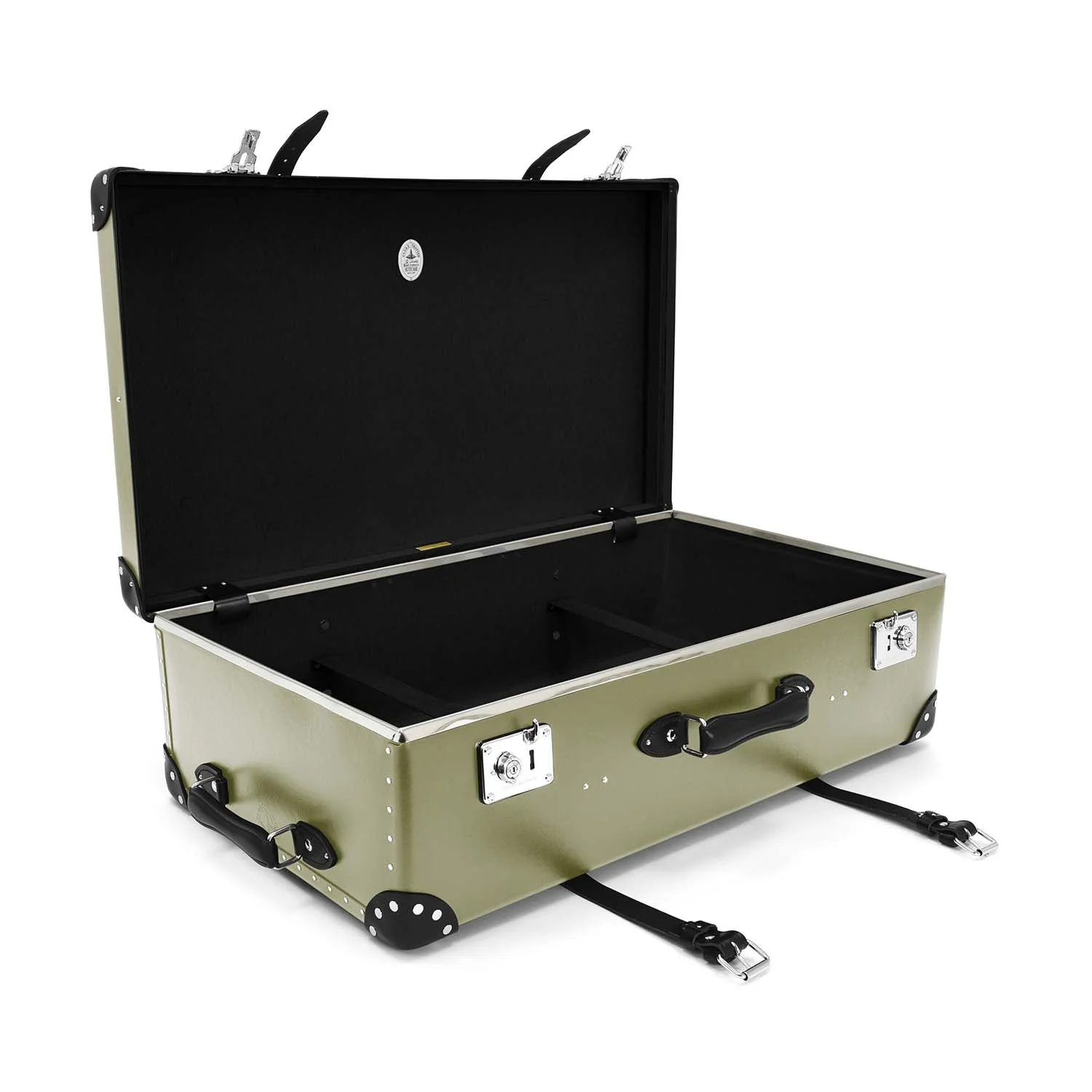 Centenary · XL Suitcase - 2 Wheels | Olive/Black/Chrome - Image 3