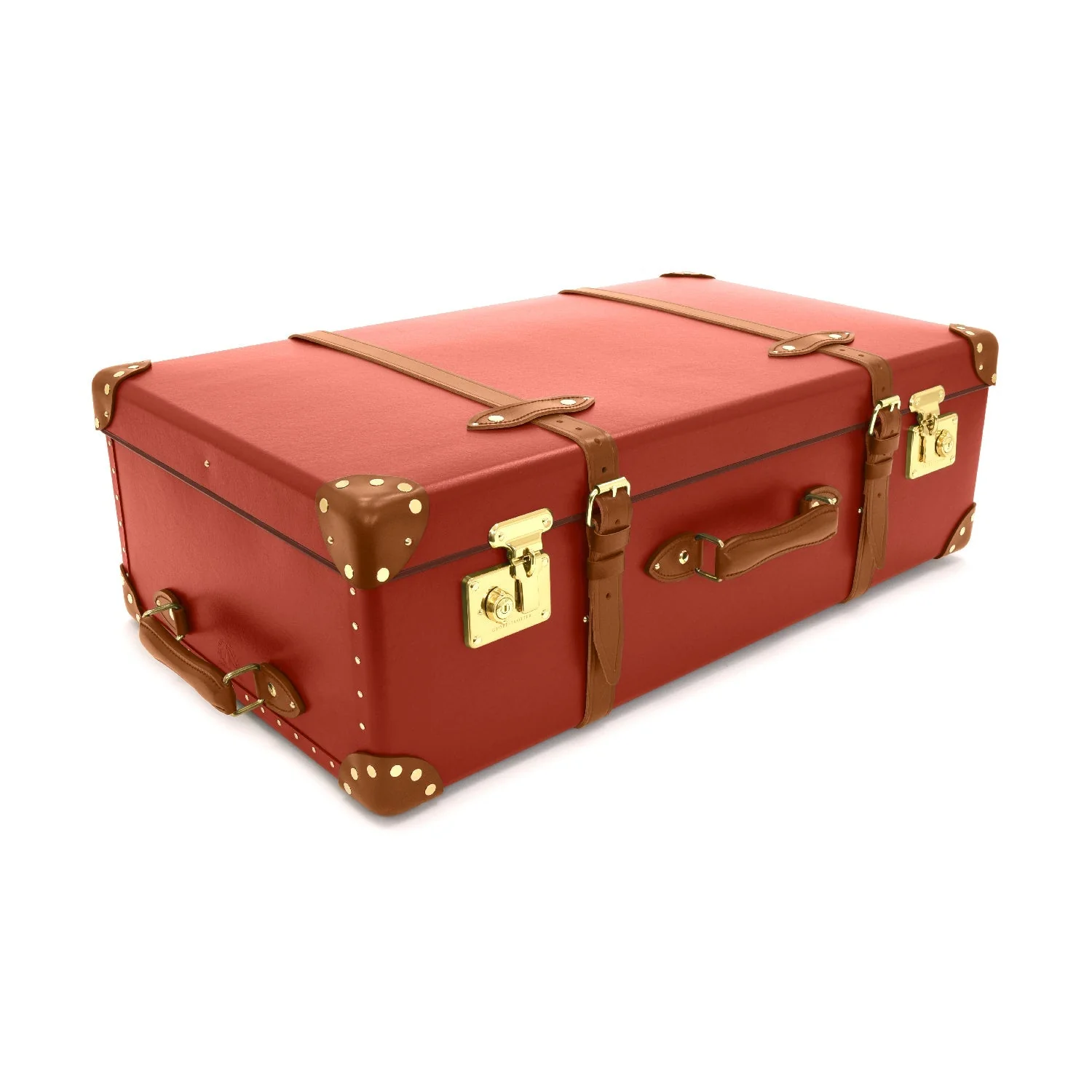Centenary · XL Suitcase - 2 Wheels | Red/Caramel/Gold - Image 2