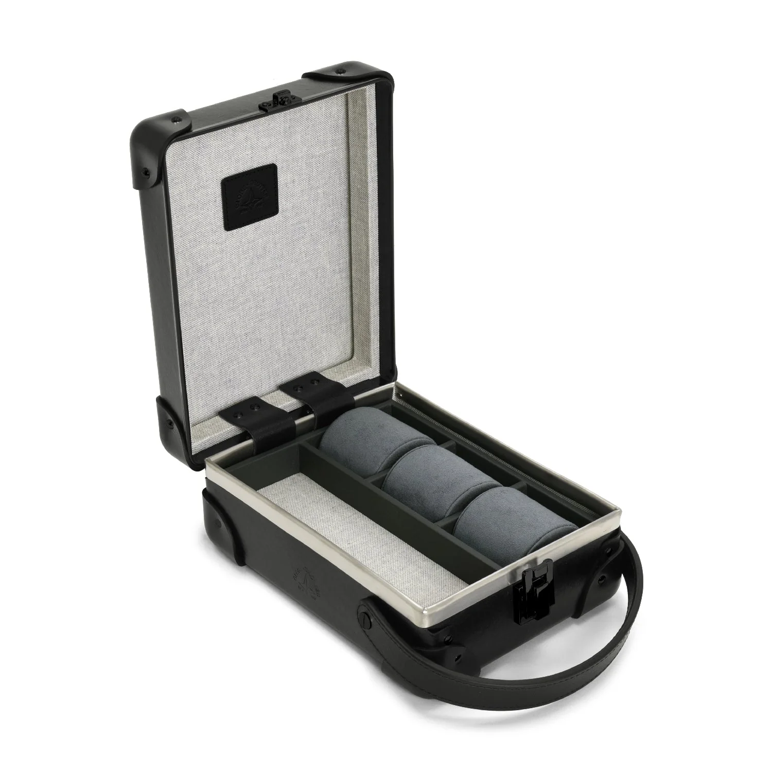 Centenary · 3-Slot Watch Case | Black/Black/Black