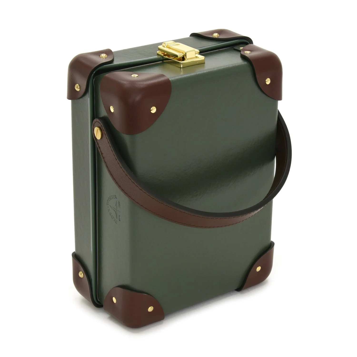 Centenary · 3-Slot Watch Case | Green/Brown/Gold - Image 3