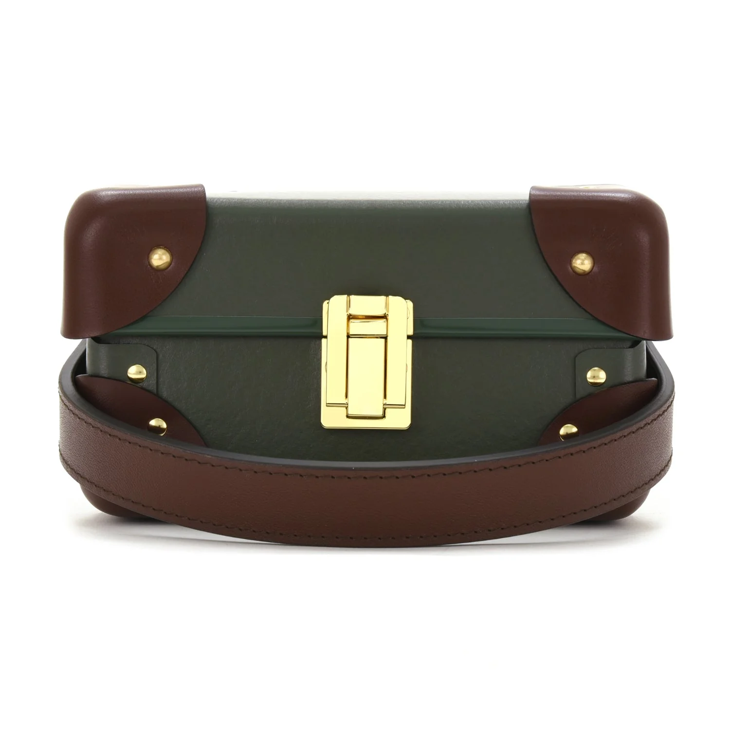 Centenary · 3-Slot Watch Case | Green/Brown/Gold - Image 7