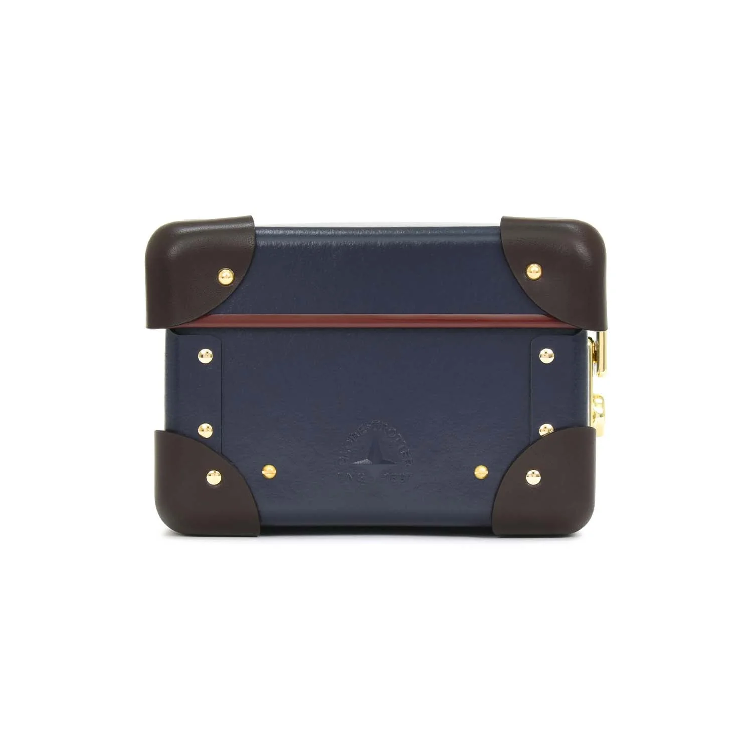 Centenary · 3-Slot Watch Case | Navy/Chocoloate/Gold - Image 6