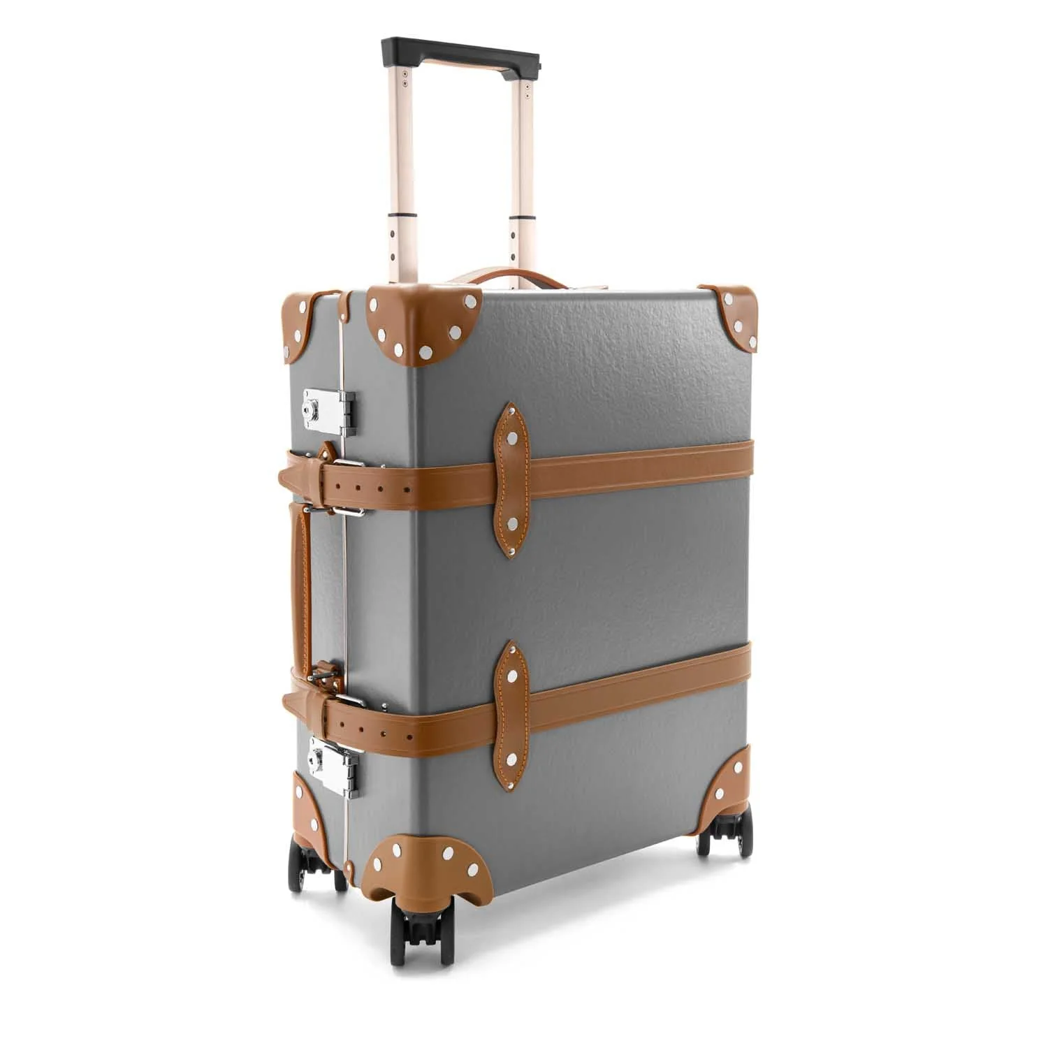 Centenary · Carry-On - 4 Wheels | Grey/Caramel/Chrome - Image 2