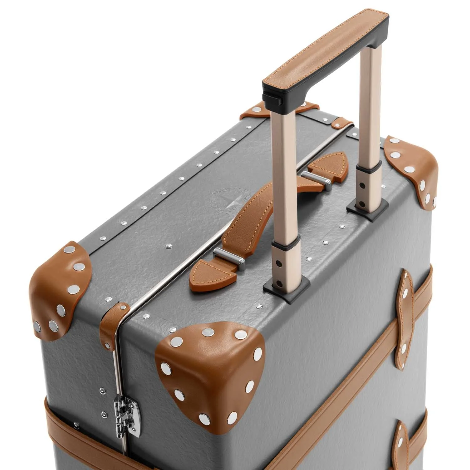 Centenary · Carry-On - 4 Wheels | Grey/Caramel/Chrome - Image 6