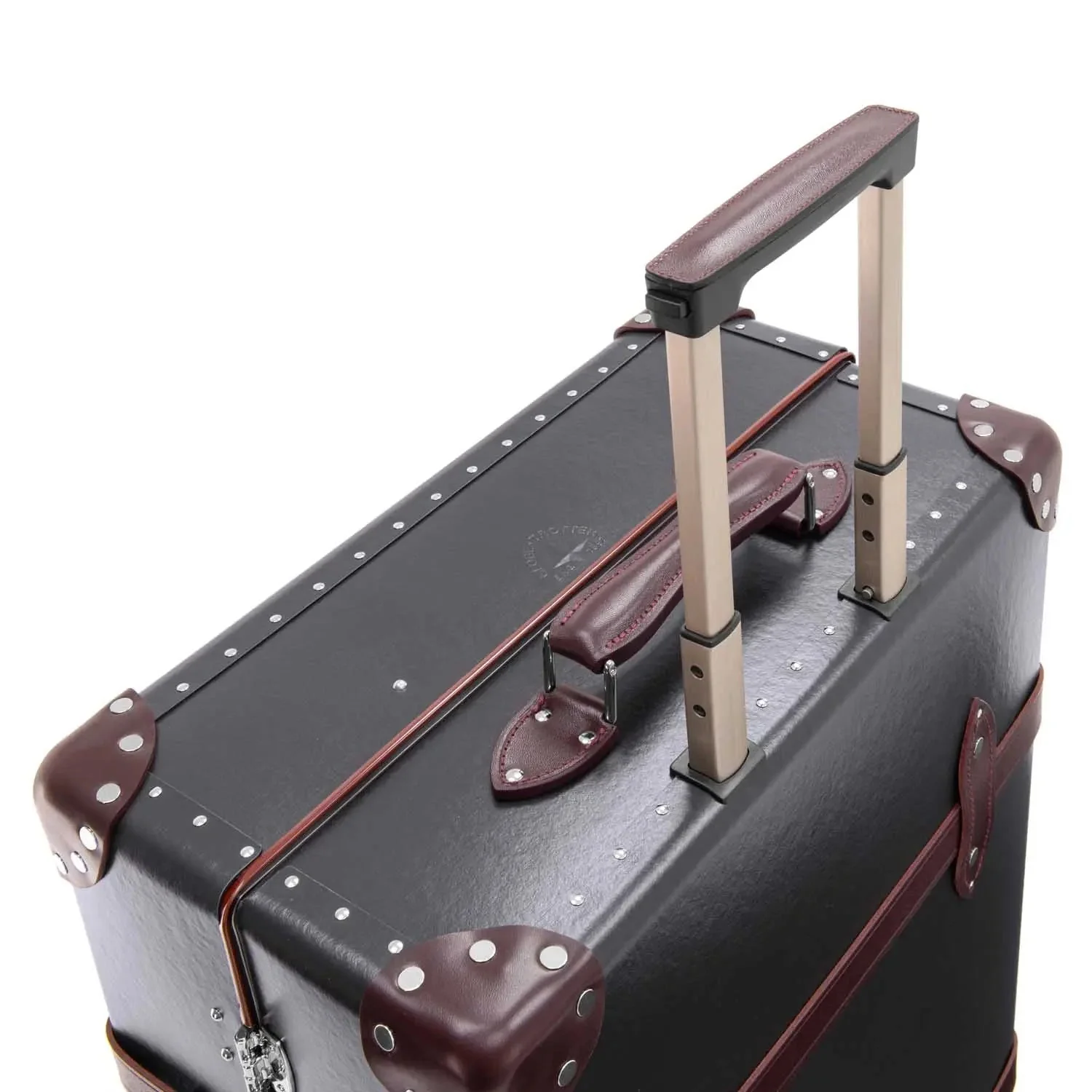 Centenary · Large Check-In - 4 Wheels | Brown/Burgundy/Chrome - Image 6