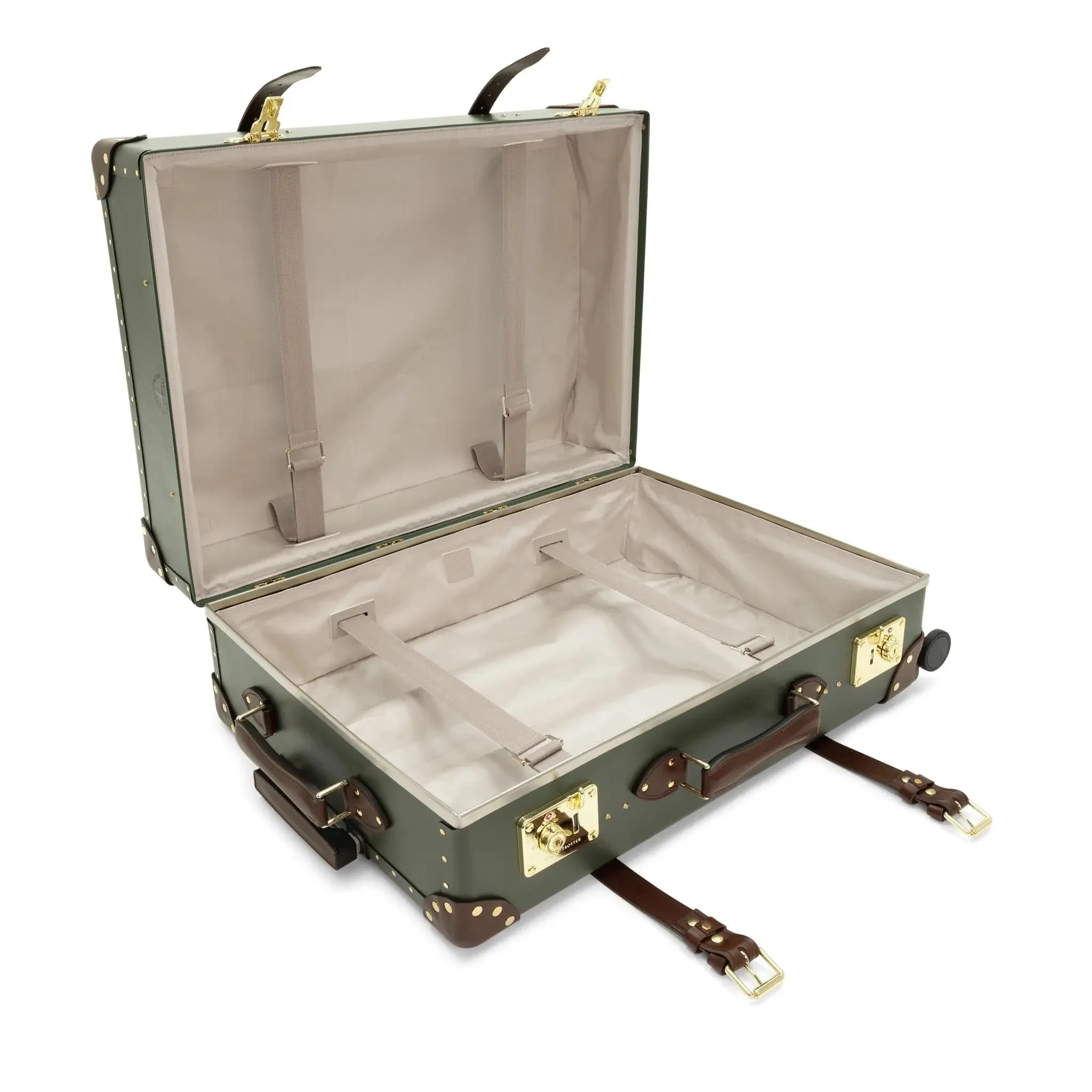 Centenary · Large Check-In - 4 Wheels | Green/Brown/Gold - Image 7