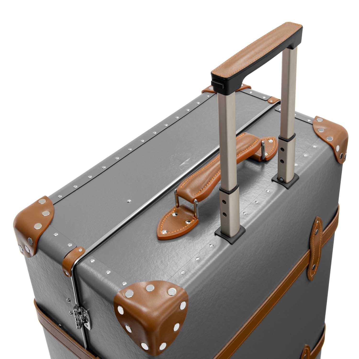 Centenary · Large Check-In - 4 Wheels | Grey/Caramel/Chrome - Image 6