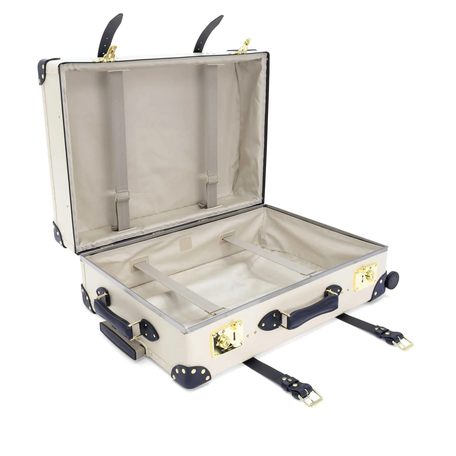 Centenary · Large Check-In - 4 Wheels | Ivory/Navy/Gold - Image 9