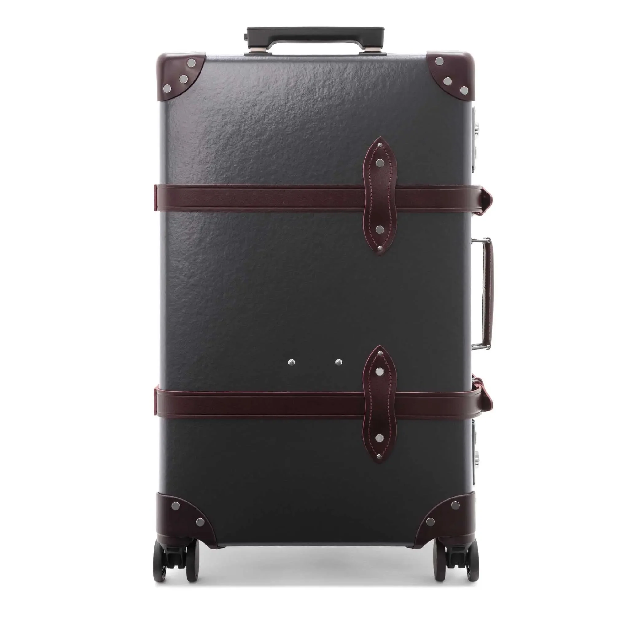 Centenary · Medium Check-In - 4 Wheels | Brown/Burgundy/Chrome - Image 3