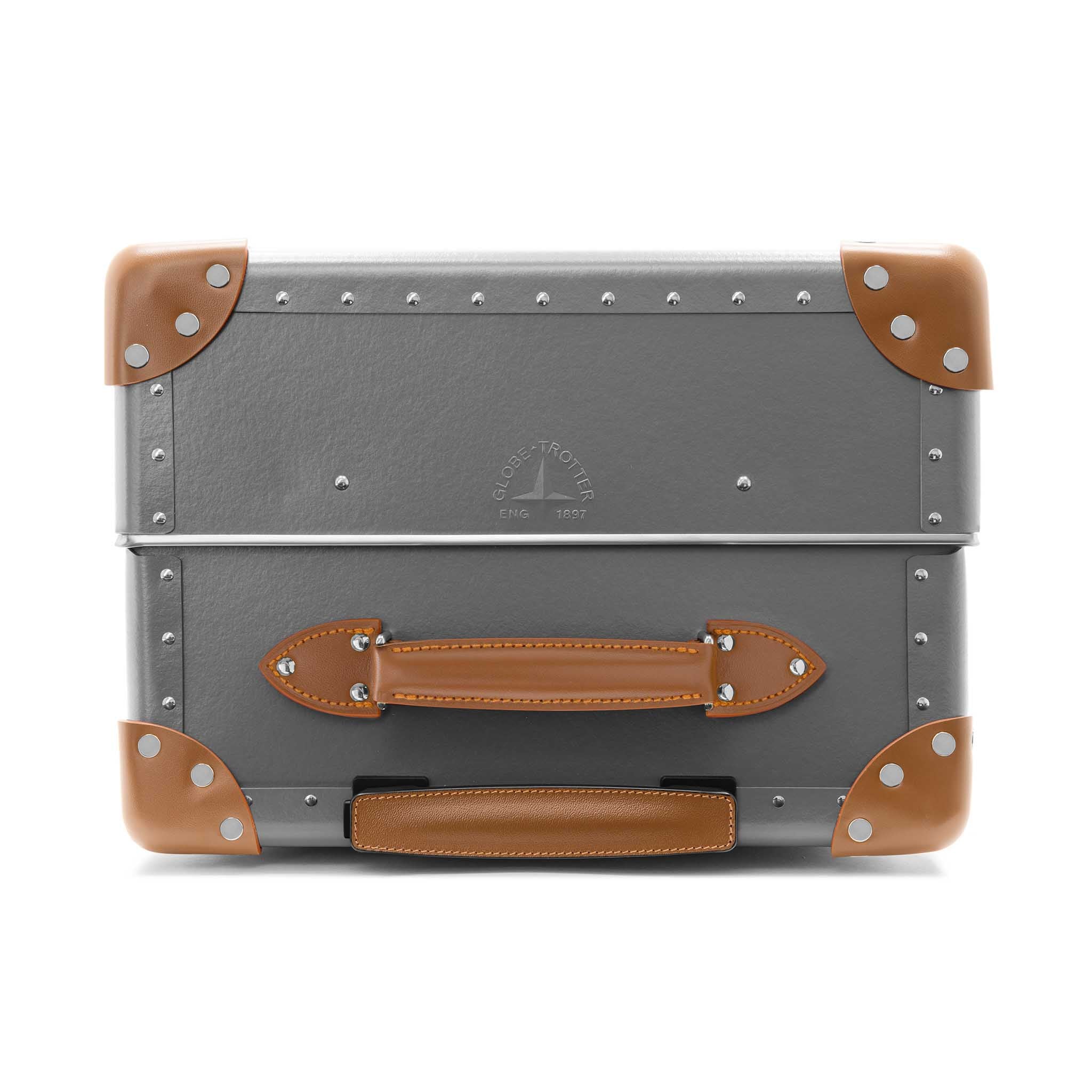 Centenary · Medium Check-In - 4 Wheels | Grey/Caramel/Chrome - Image 4