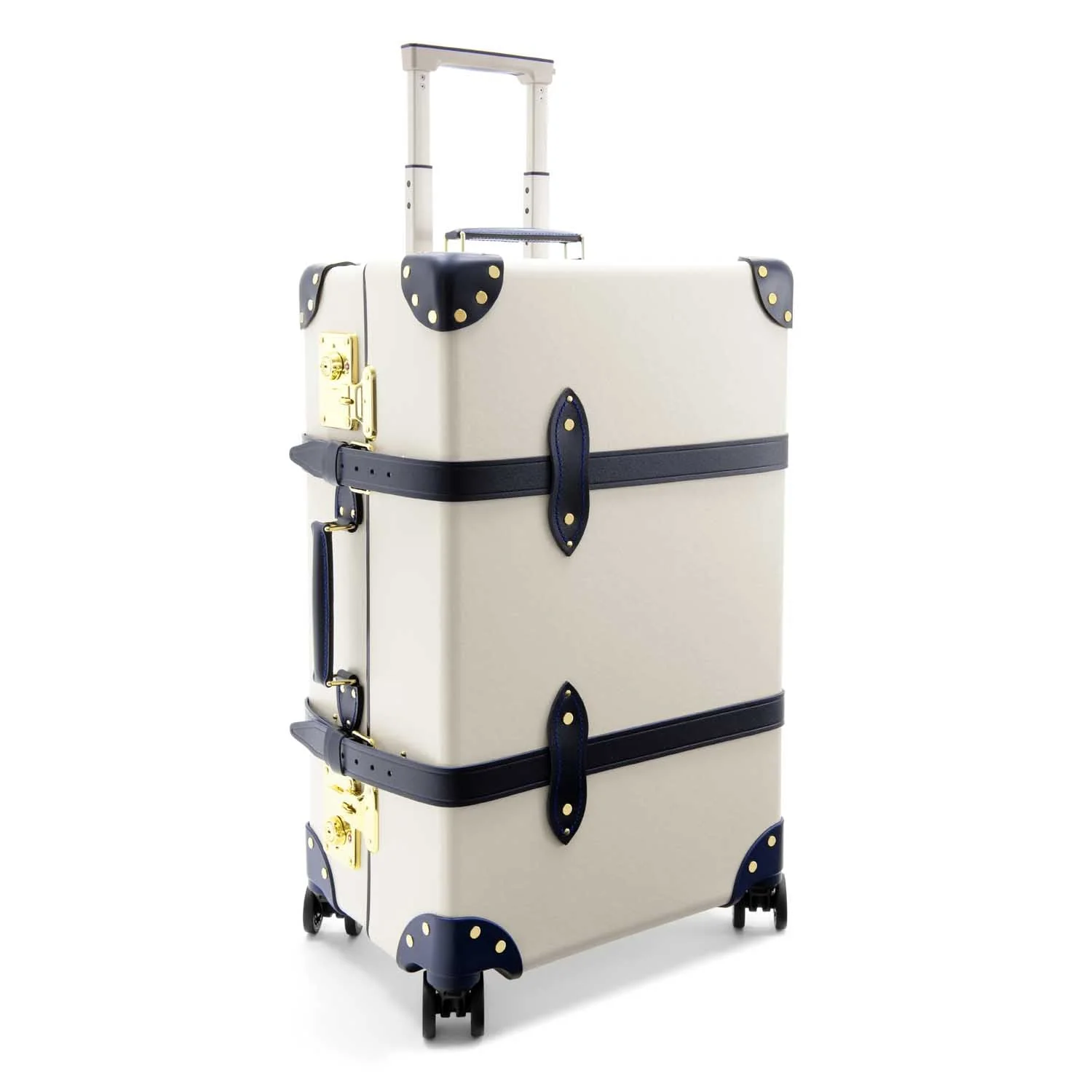 Centenary · Medium Check-In - 4 Wheels | Ivory/Navy/Gold - Image 2