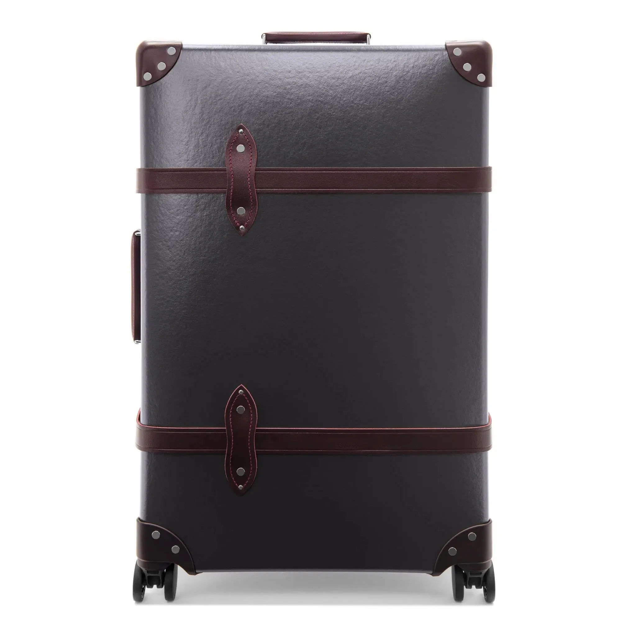 Centenary · XL Trunk - 4 Wheels | Brown/Burgundy/Chrome - Image 3