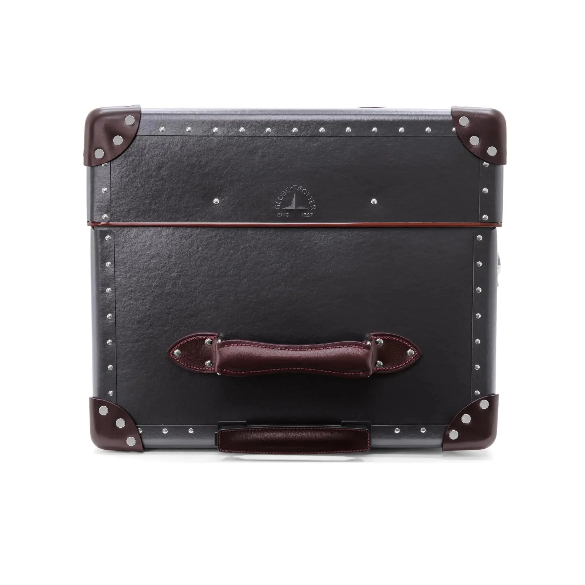 Centenary · XL Trunk - 4 Wheels | Brown/Burgundy/Chrome - Image 7