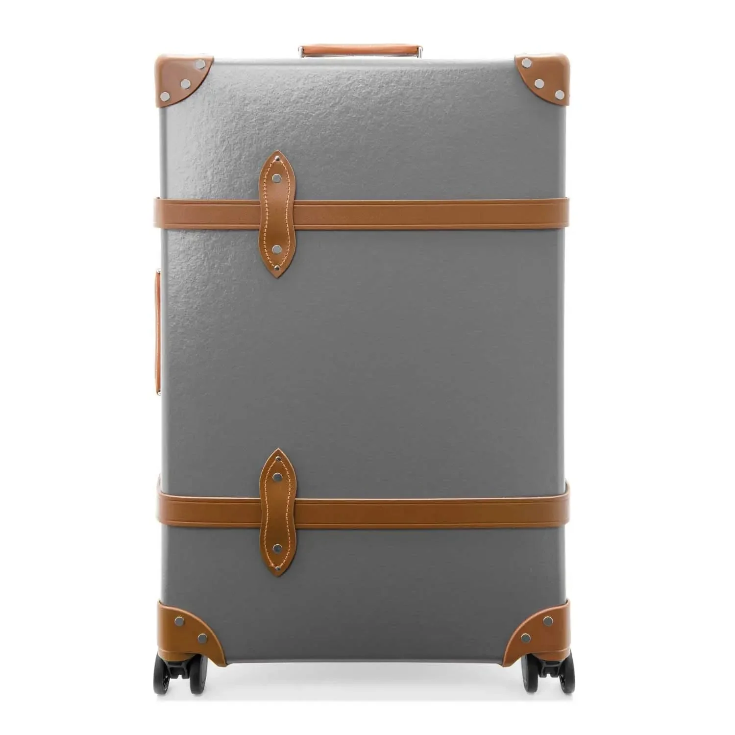 Centenary · XL Trunk - 4 Wheels | Grey/Caramel/Chrome - Image 3