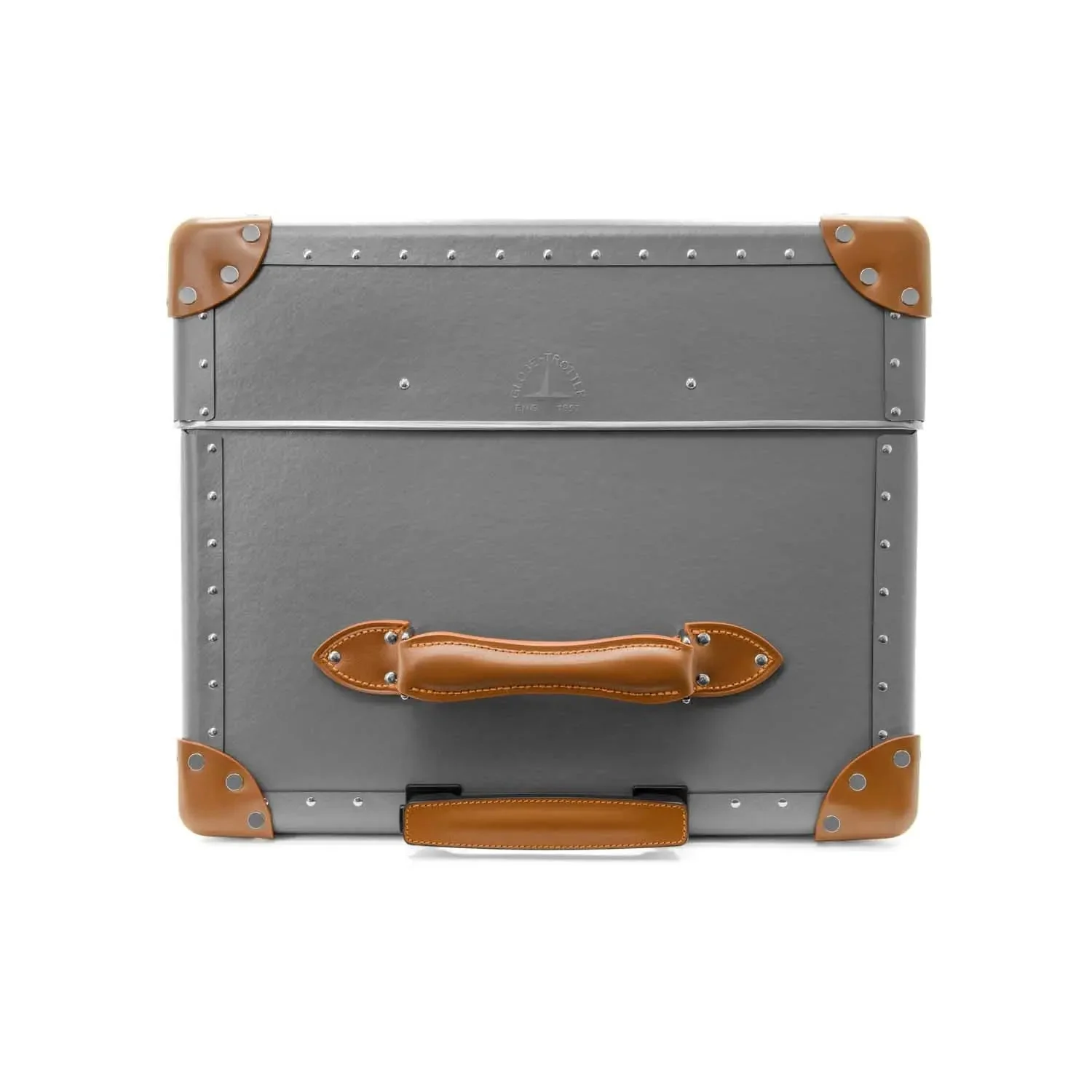 Centenary · XL Trunk - 4 Wheels | Grey/Caramel/Chrome - Image 7