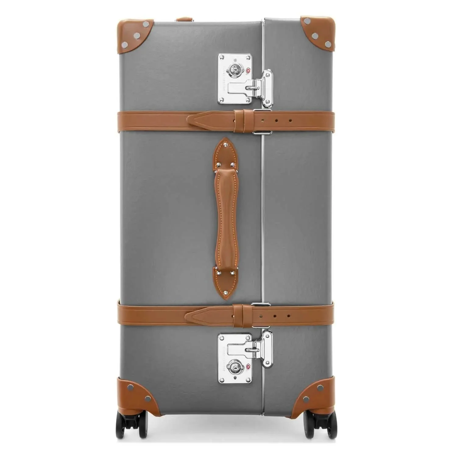 Centenary · XL Trunk - 4 Wheels | Grey/Caramel/Chrome - Image 8
