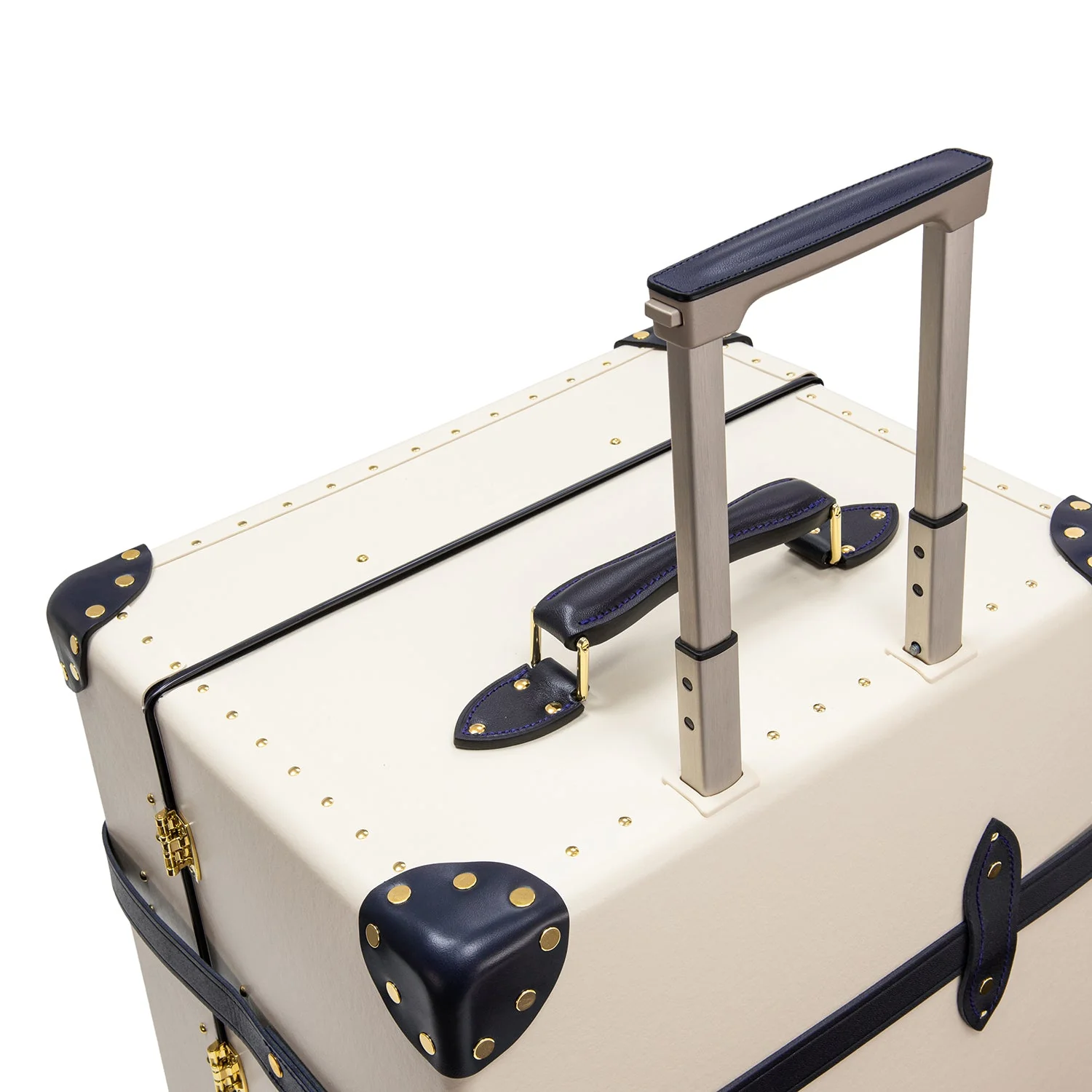 Centenary · XL Trunk - 4 Wheels | Ivory/Navy/Gold - Image 7
