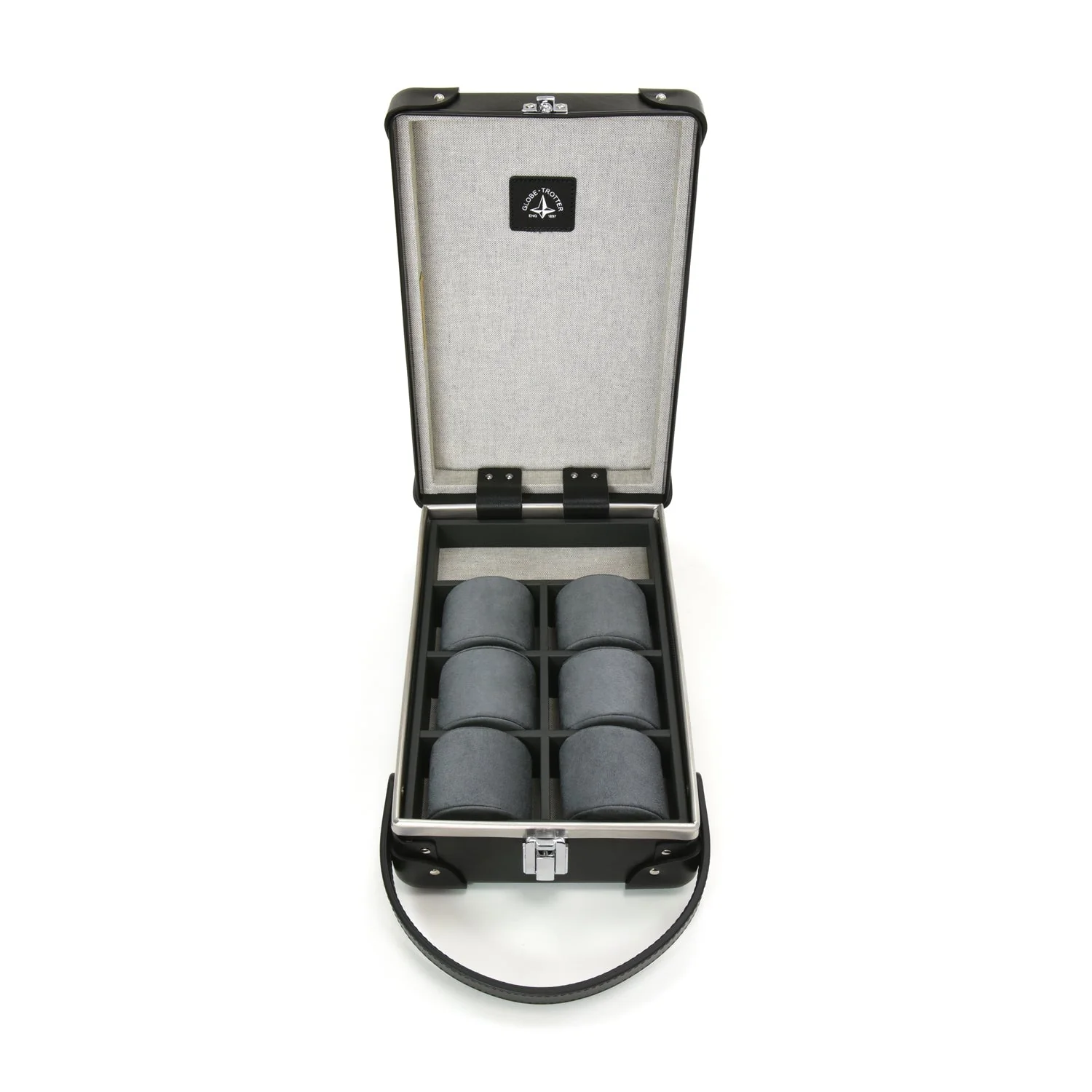 Centenary · 6-Slot Watch Case | Black/Black/Chrome - Image 4