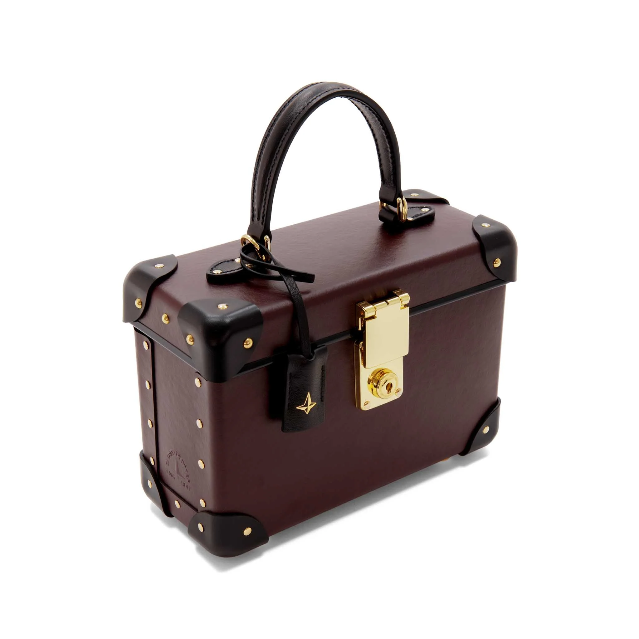 Centenary · The Handbag - Large | Oxblood/Black/Gold