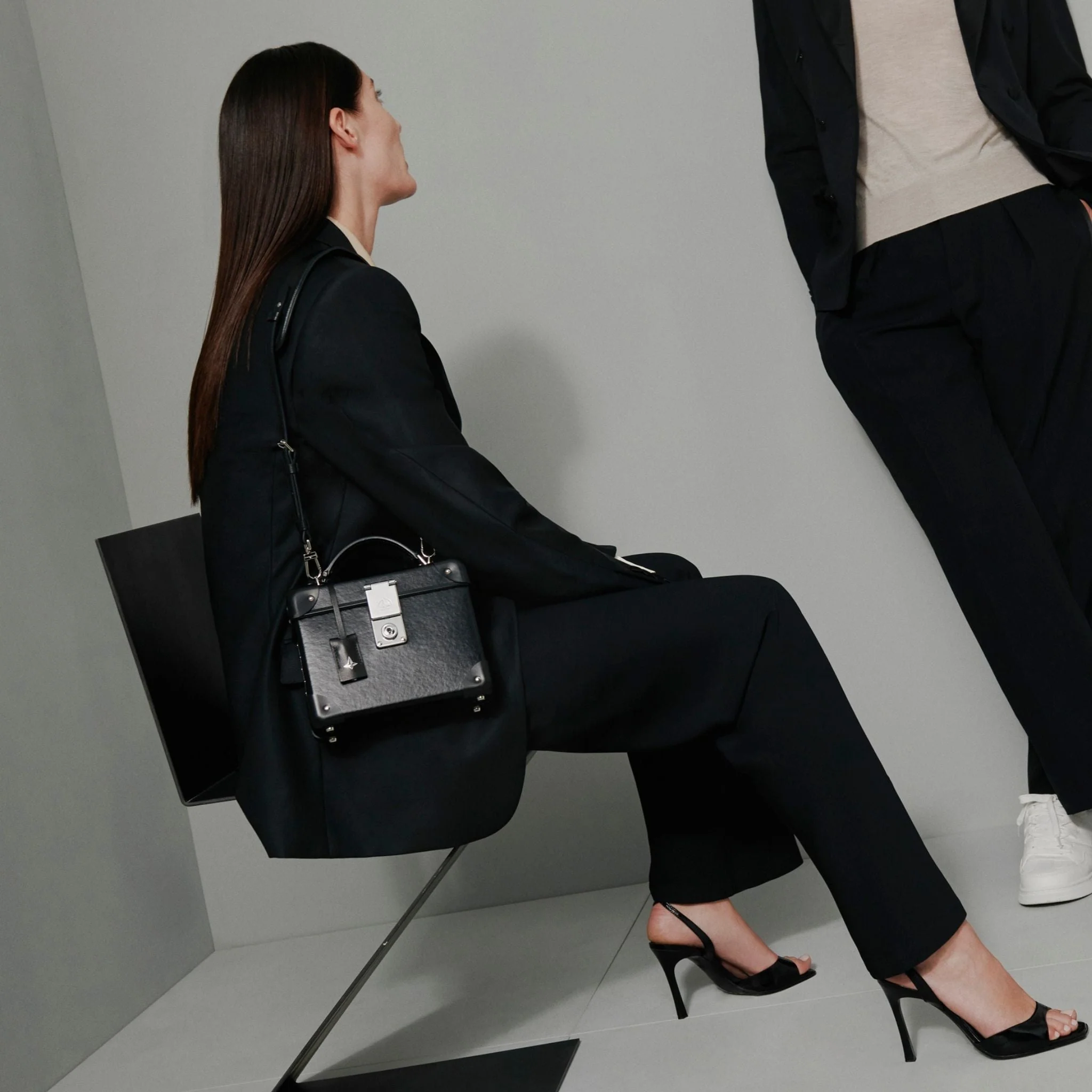 Centenary · The Handbag - Small | Black/Black/Chrome - Image 7