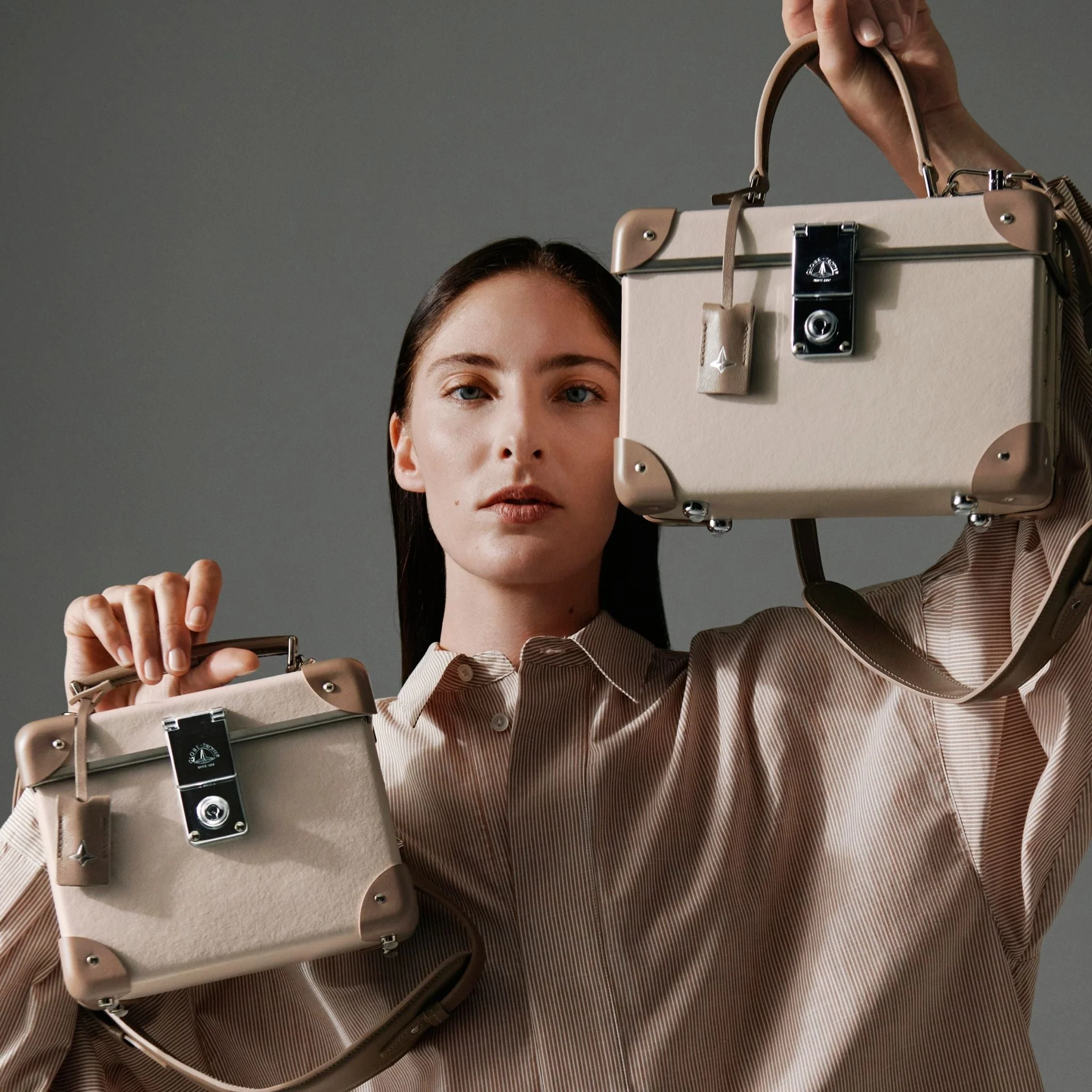 Centenary · Small Handbag | Chalk/Moss/Chrome - Image 8